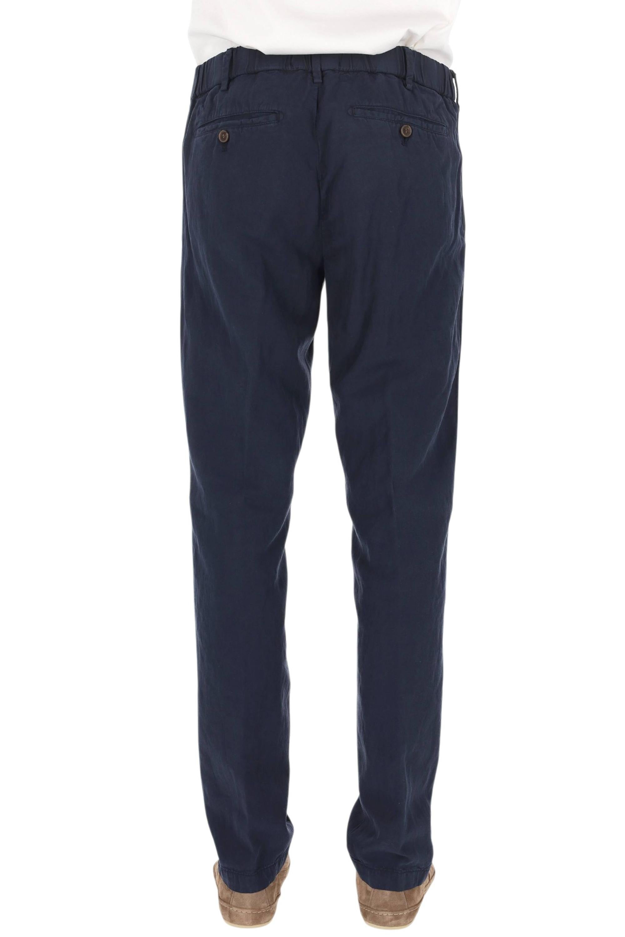 Myths Pantalone Apollo con coulisse in lyocell-lino 26M12L 80-2 037 