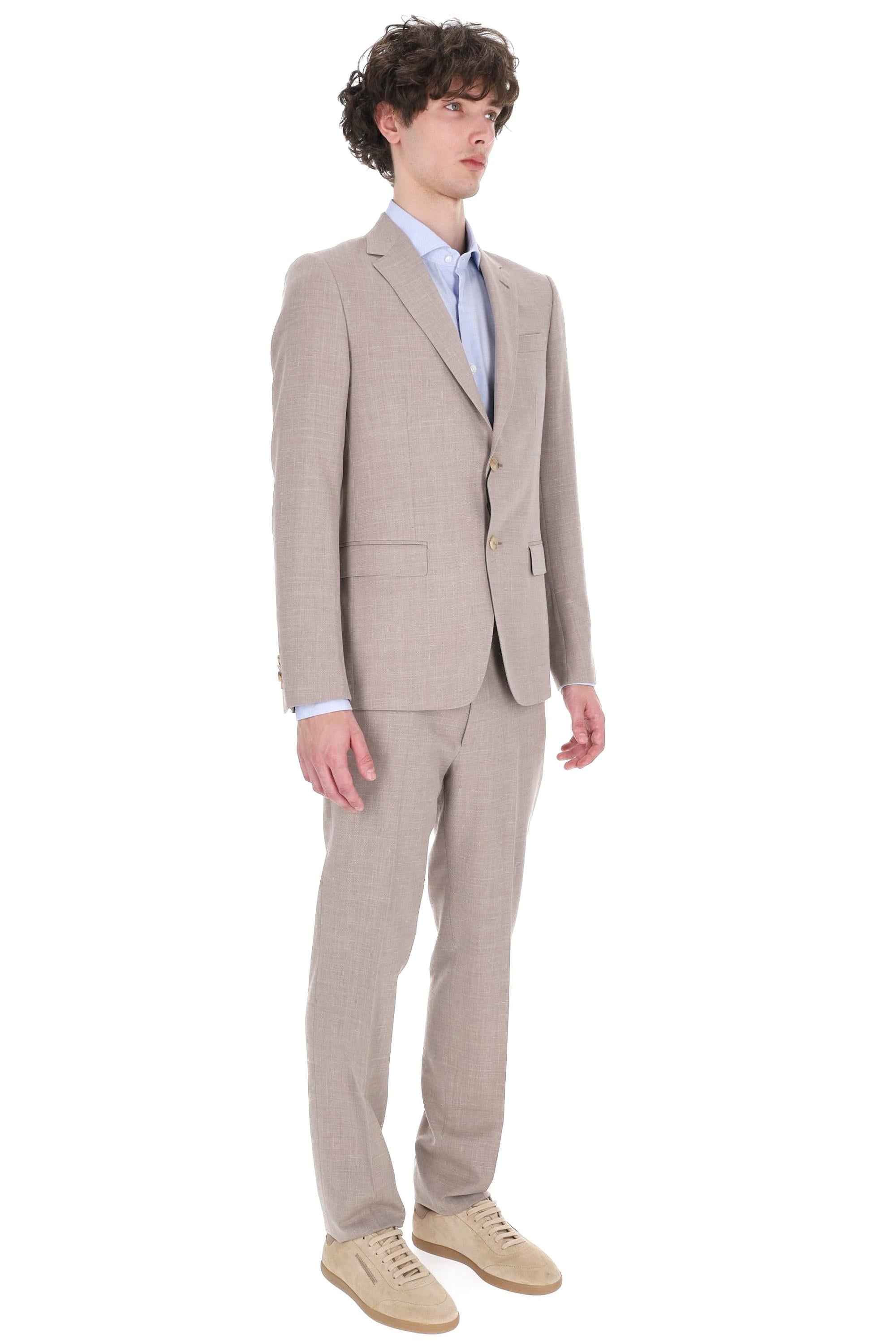Zegna Abito in lana-lino drop 8R 350703A3-281CGN 8R 