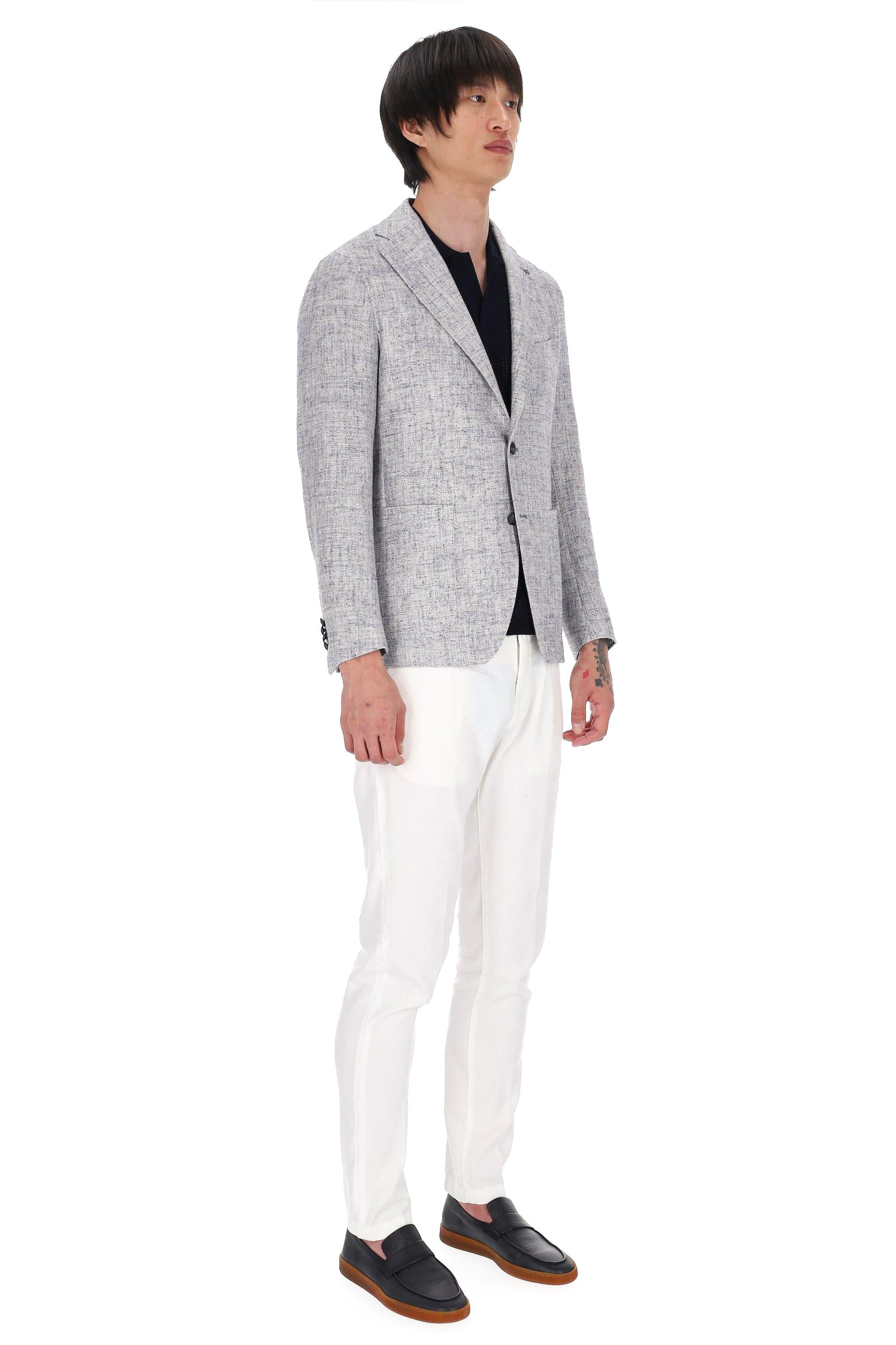 Tagliatore Giacca tramata in viscosa-cotone-lino linea Montecarlo 1SMC22K  H70020 L1183 