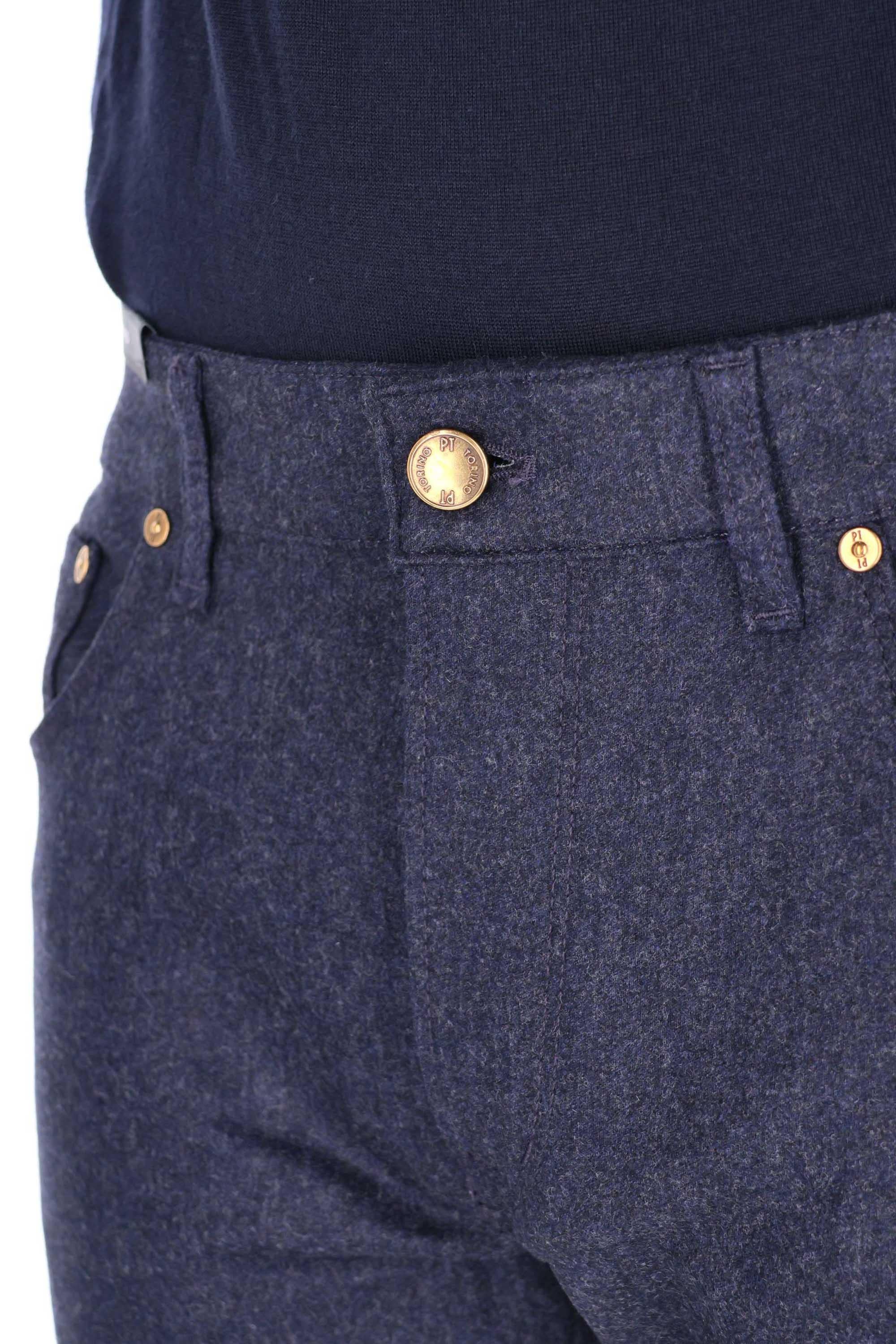 PT Denim 5 tasche color in lana-cashmere Reggae fit C5PP05Z0 TO03S0/2 0340 