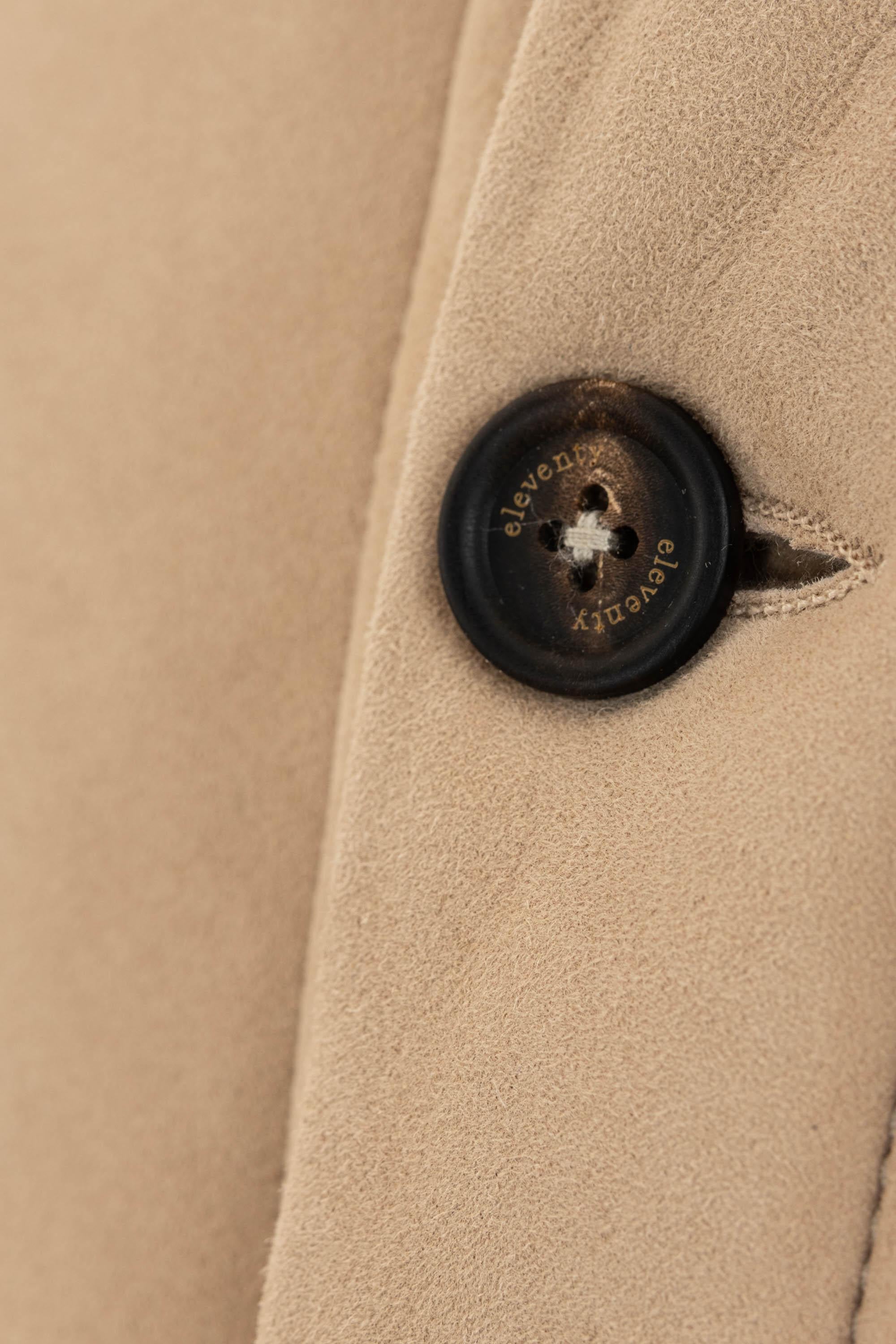 Eleventy Bomber in montone con maniche in maglia J75GBTJ27 SHY0J017 02 