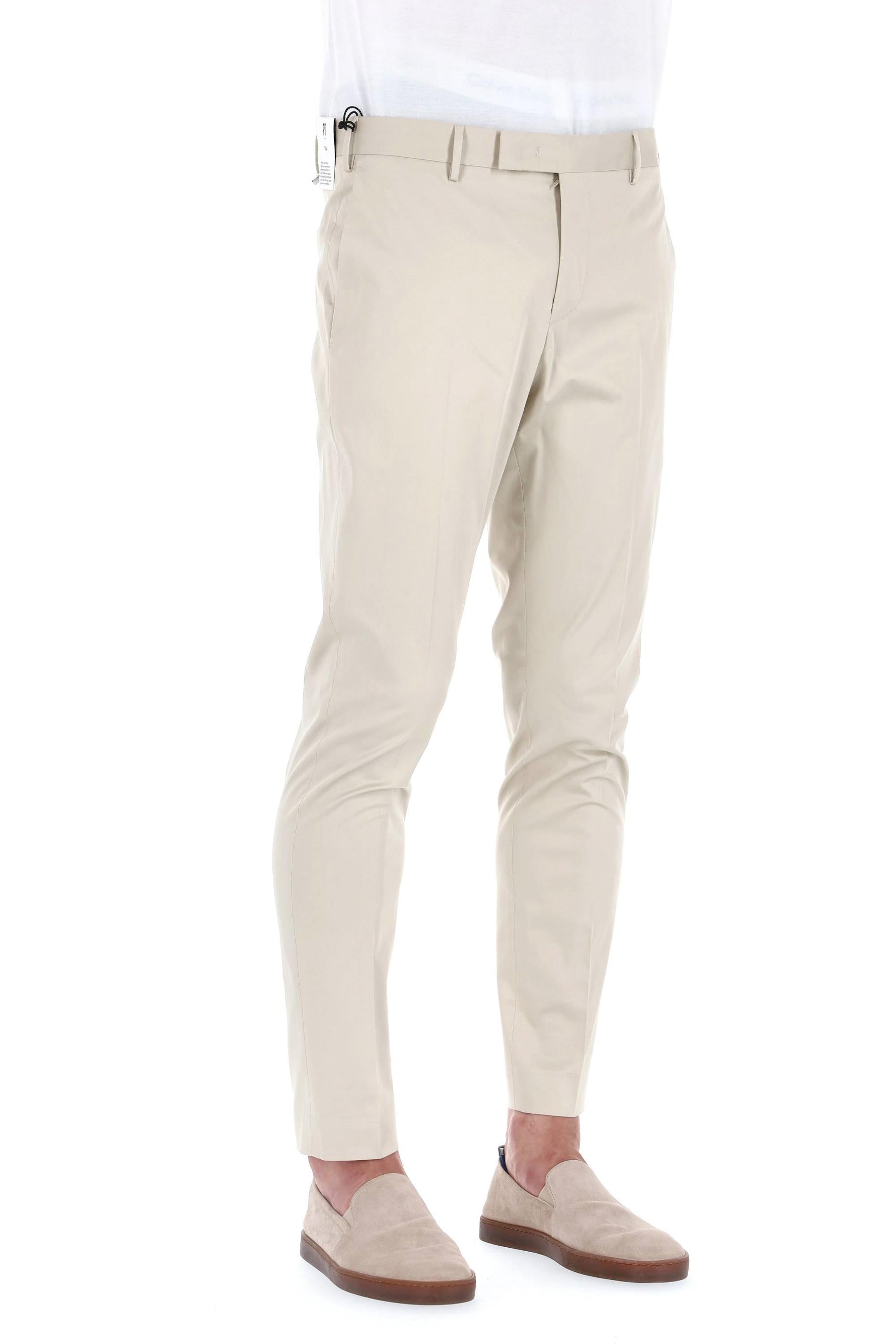 Pantalone in rasatello di cotone mod. Dieci ASX0Z00FWD NU68/2 0040 PT Torino 