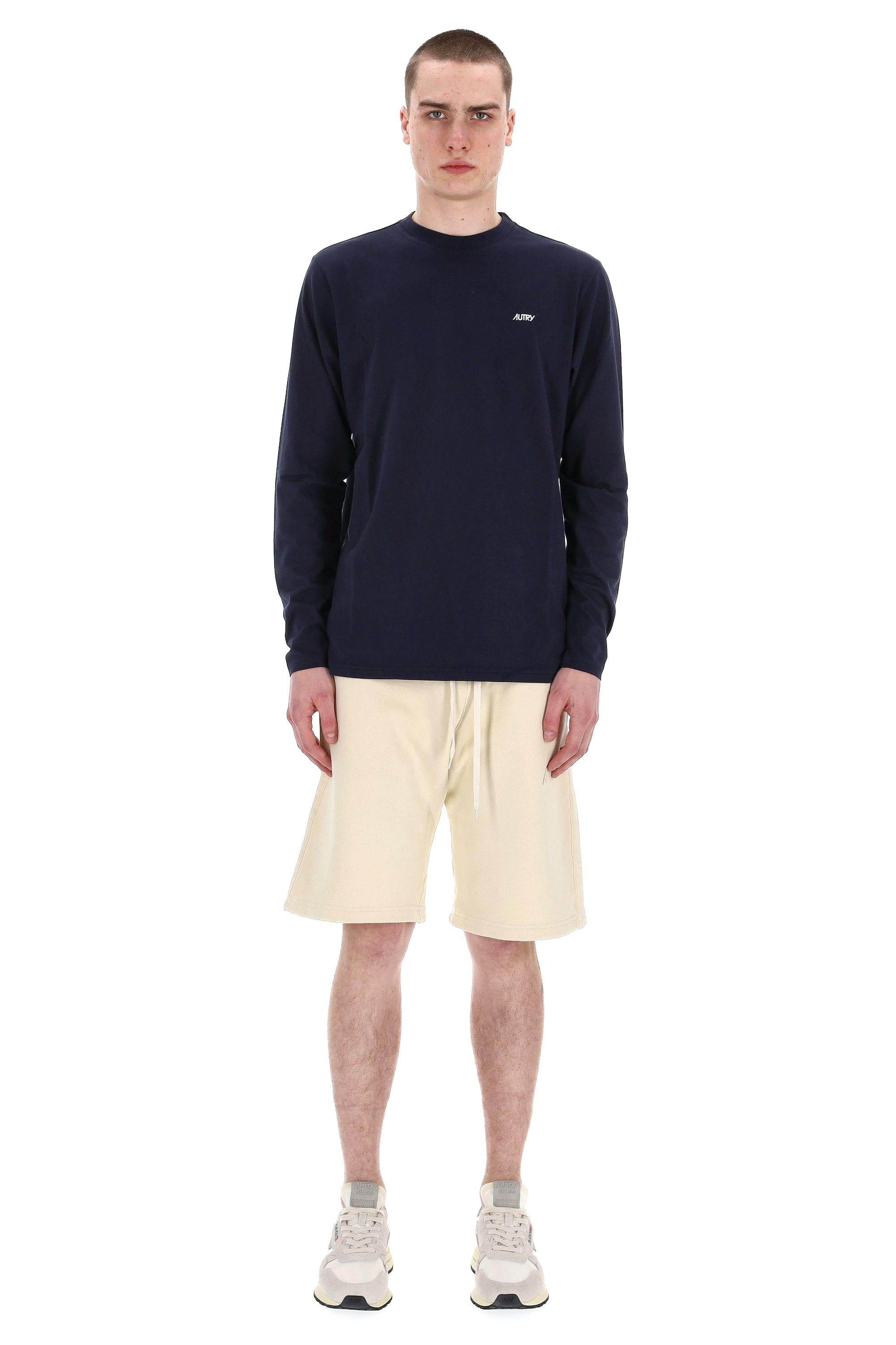 Autry T-shirt in cotone manica lunga LSPX A6JB 