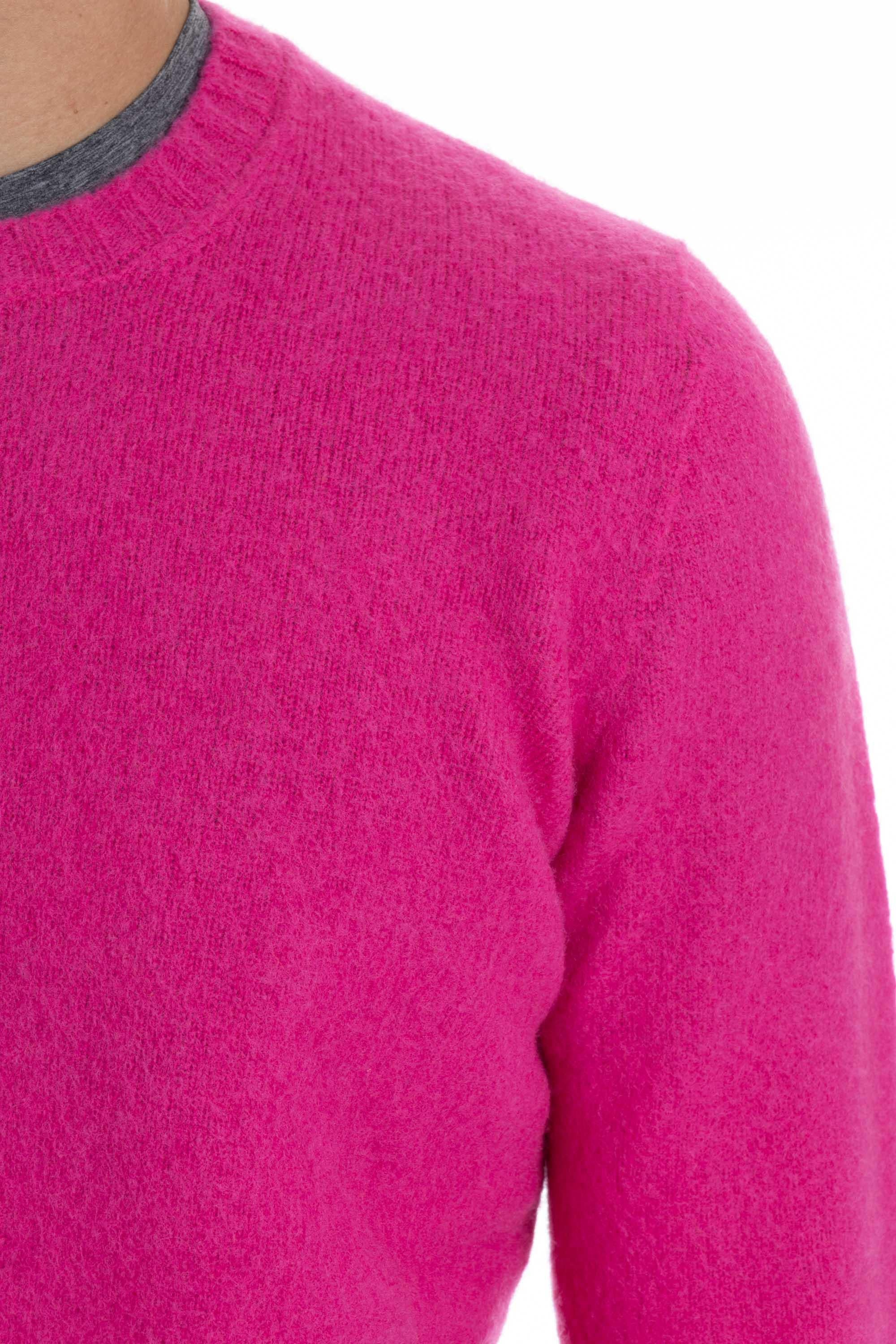 Maglia girocollo in lana di agnello garzata D8W103G.7 339 Drumohr 