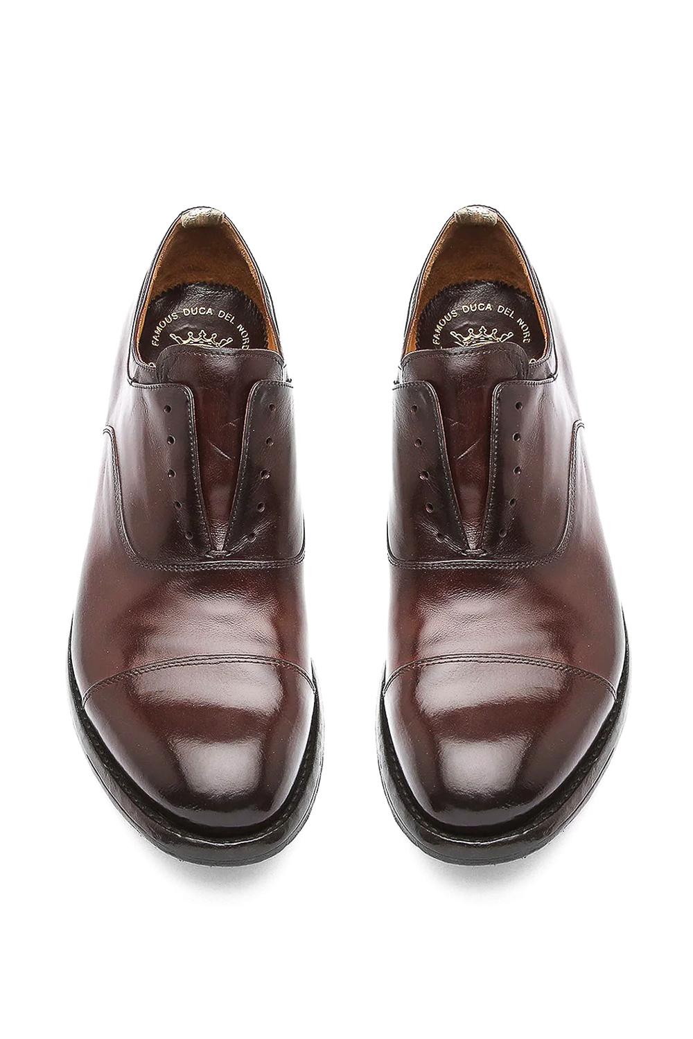 Officine Creative Scarpa oxford in pelle fondo cuoio OCANATO015AERBUD211 T.MORO 