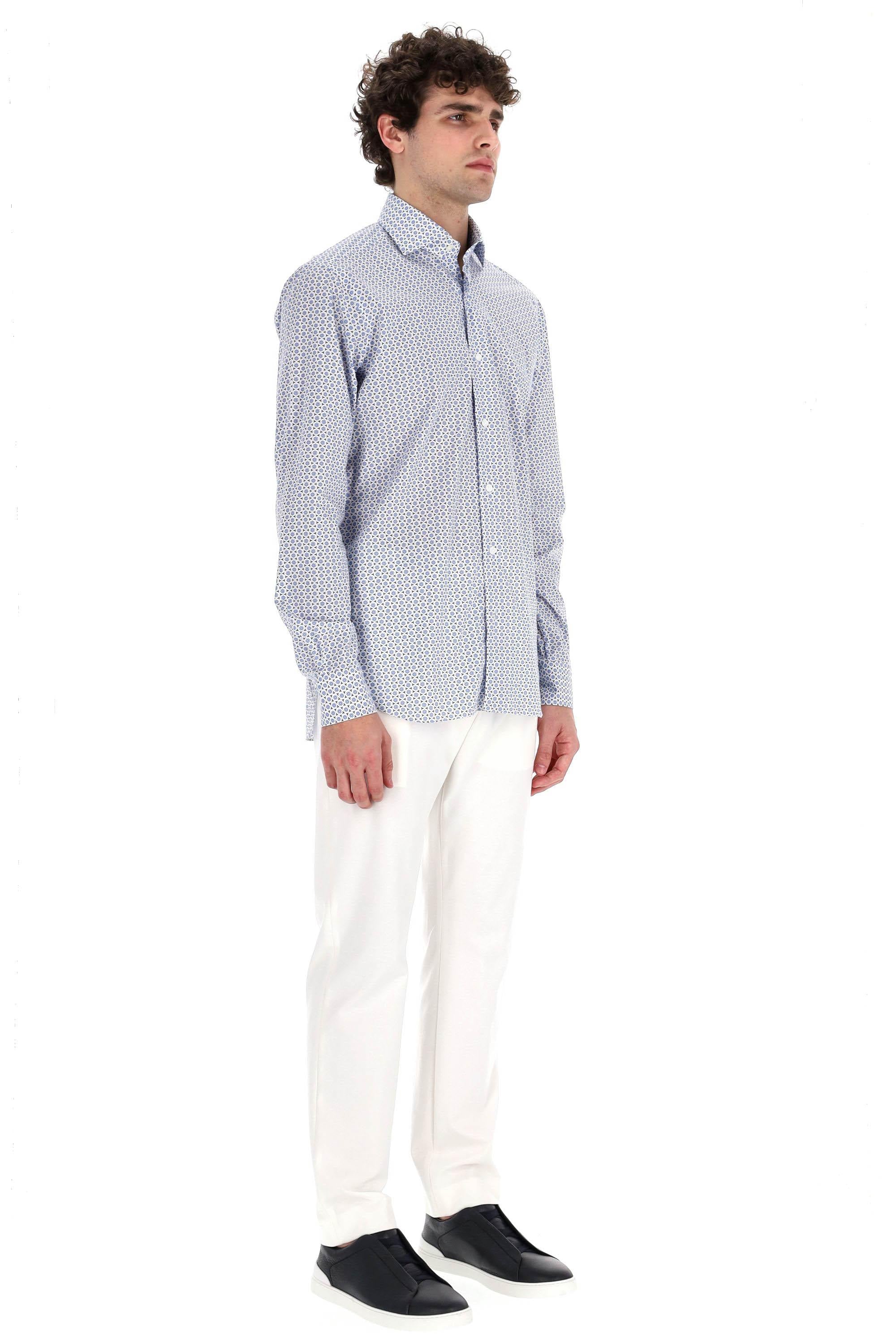 Camicia micro fantasia linea Dandylife LIU13P0147132U 0001 Barba 