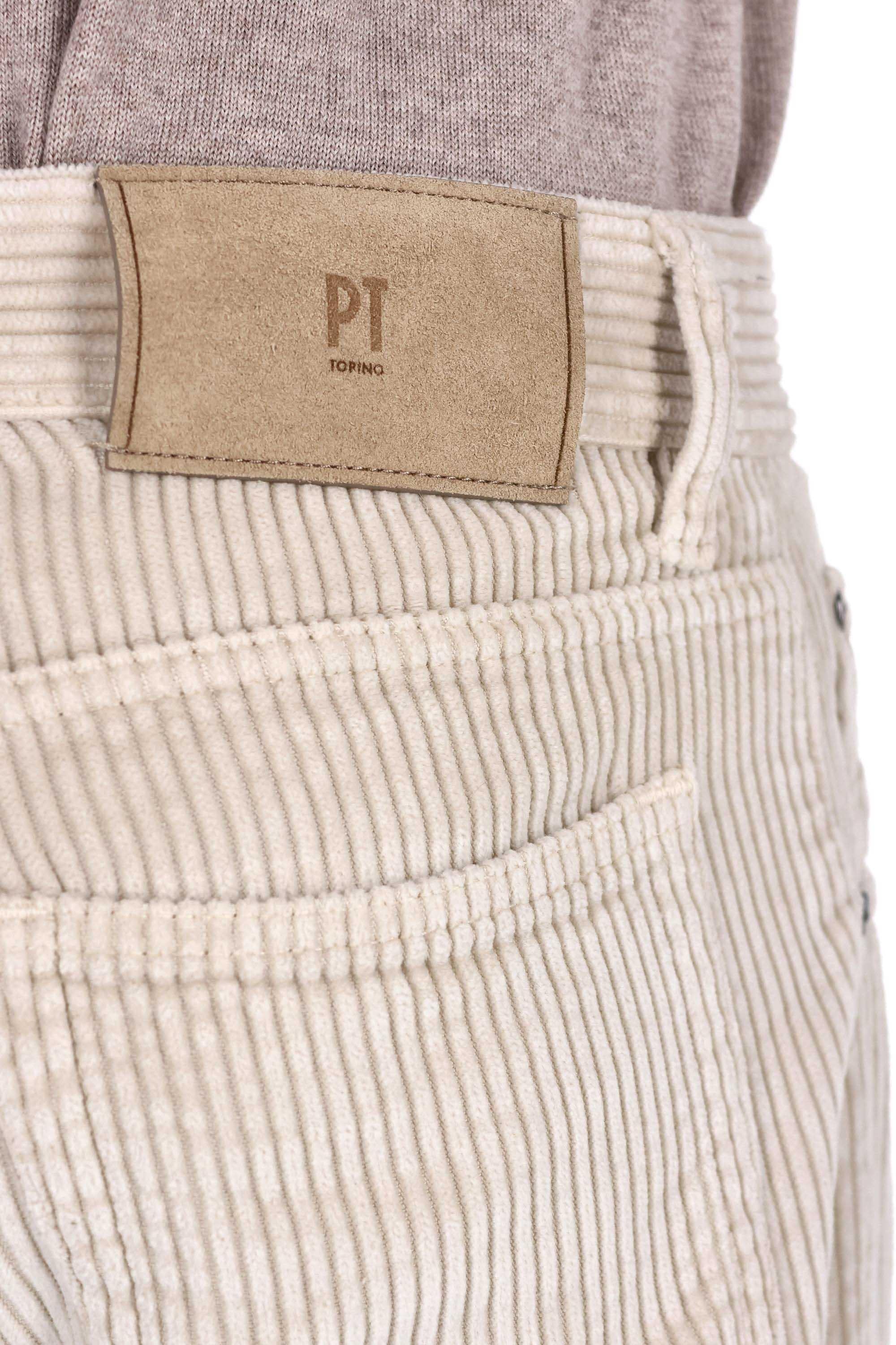 PT Denim 5 tasche color in velluto di cotone e modal Rebel fit C5RP05B0 SV09T0 Y011 