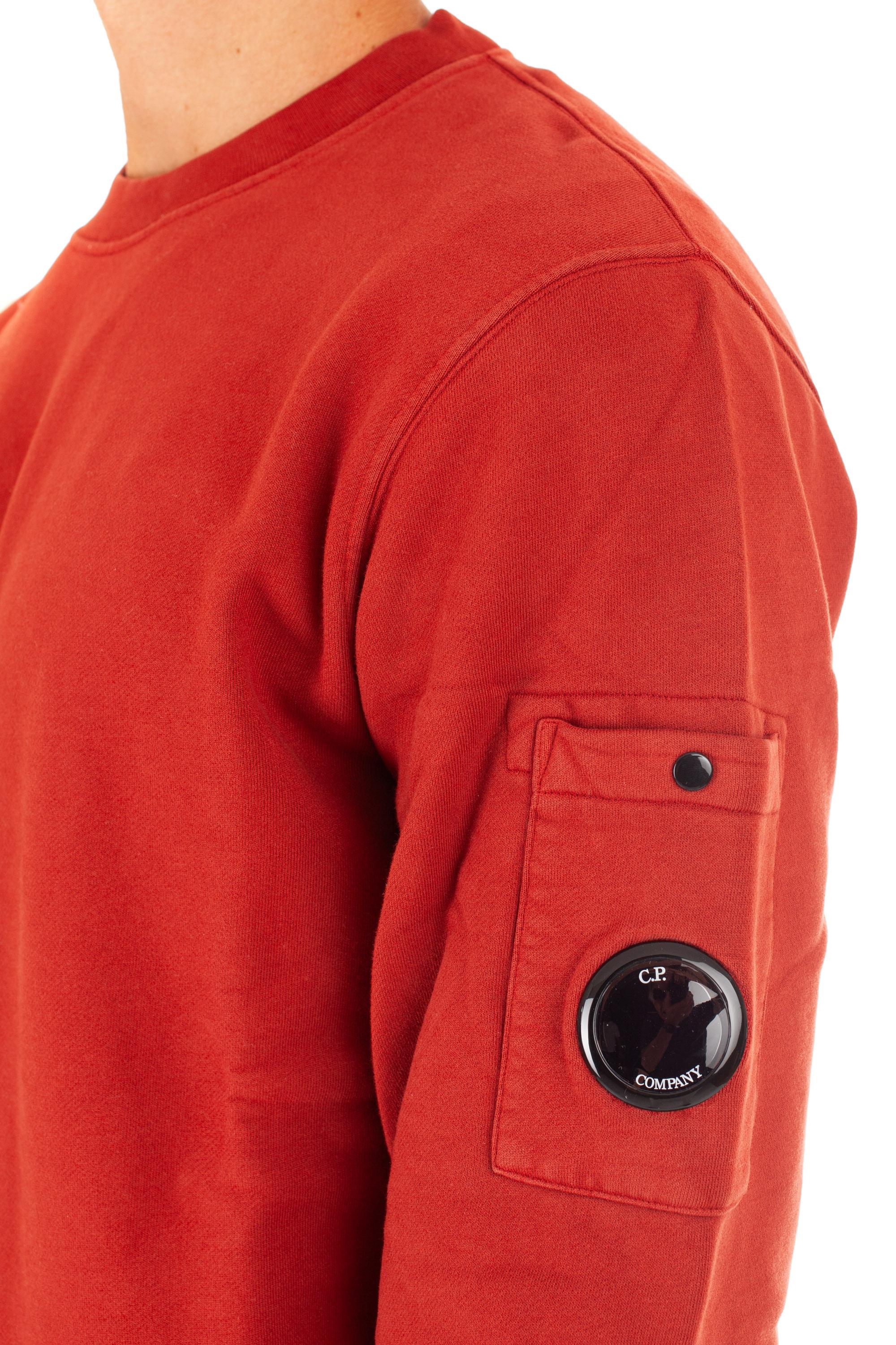 CP Company Felpa girocollo in cotone mercerizzato CMSS008A 00637R 560 