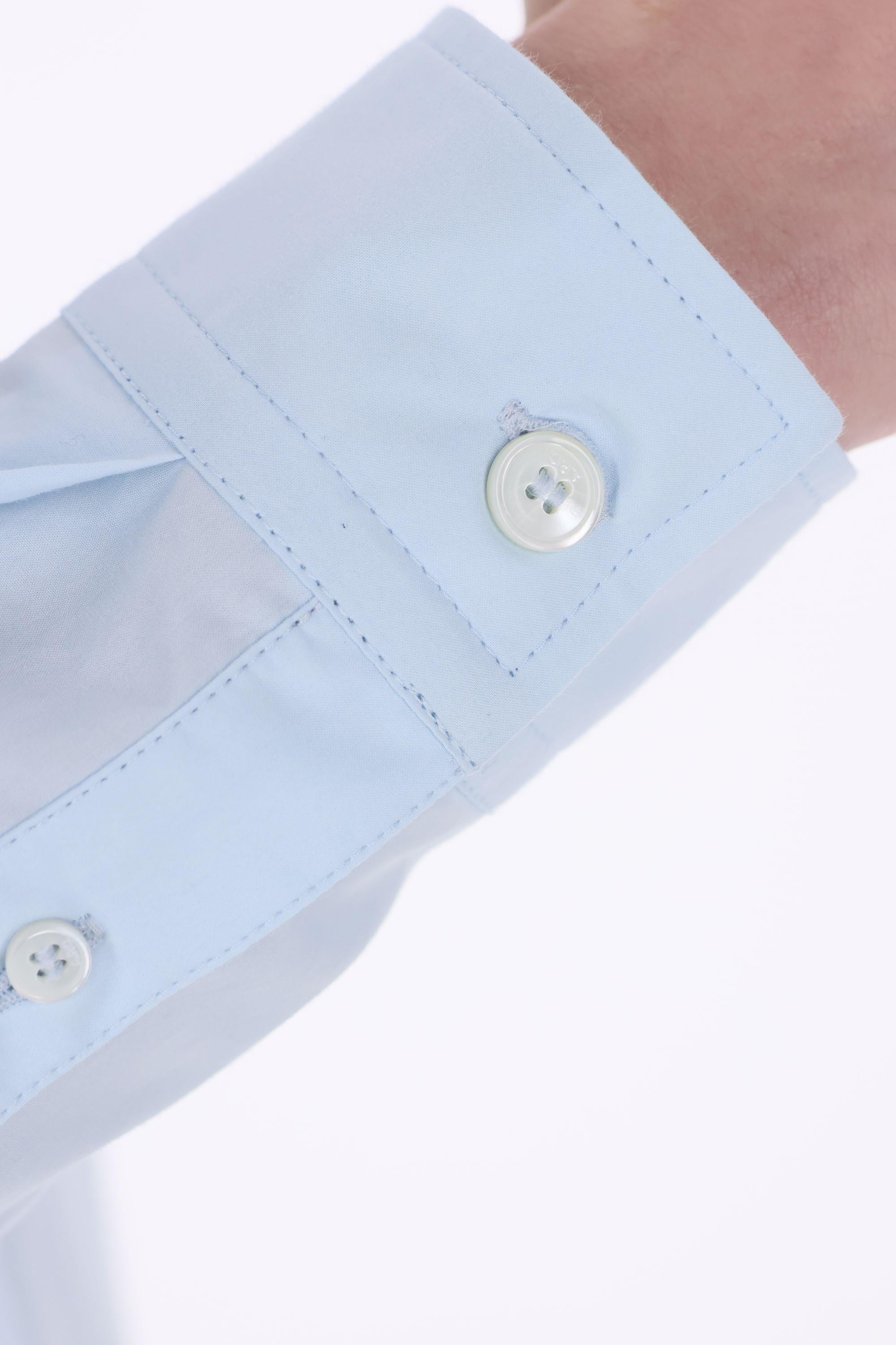 A.P.C. Camicia in cotone con button down e taschino COEVD-H12509 IAV 