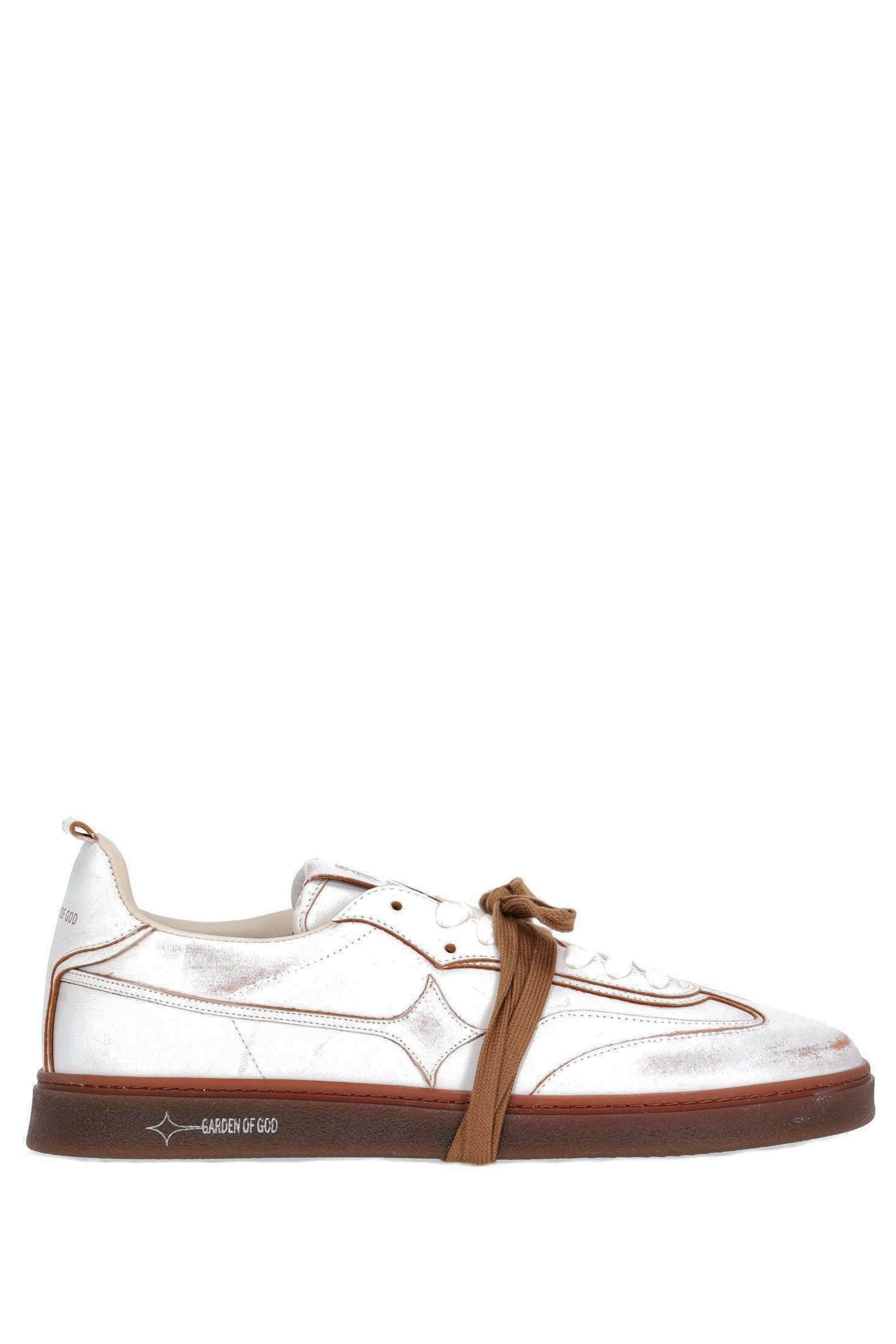 Garden of God Sneaker in pelle faded modello Earth EARTH LEA/3 WHITE FADE 
