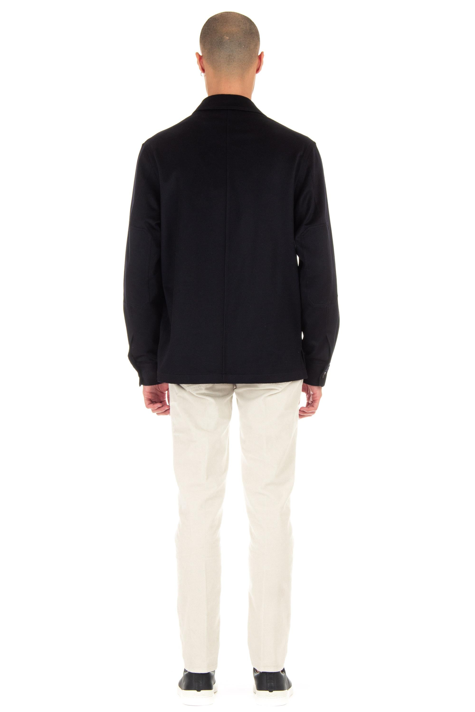 Zegna Overshirt Alba in Oasi cashmere E8V46 SOT6 923 