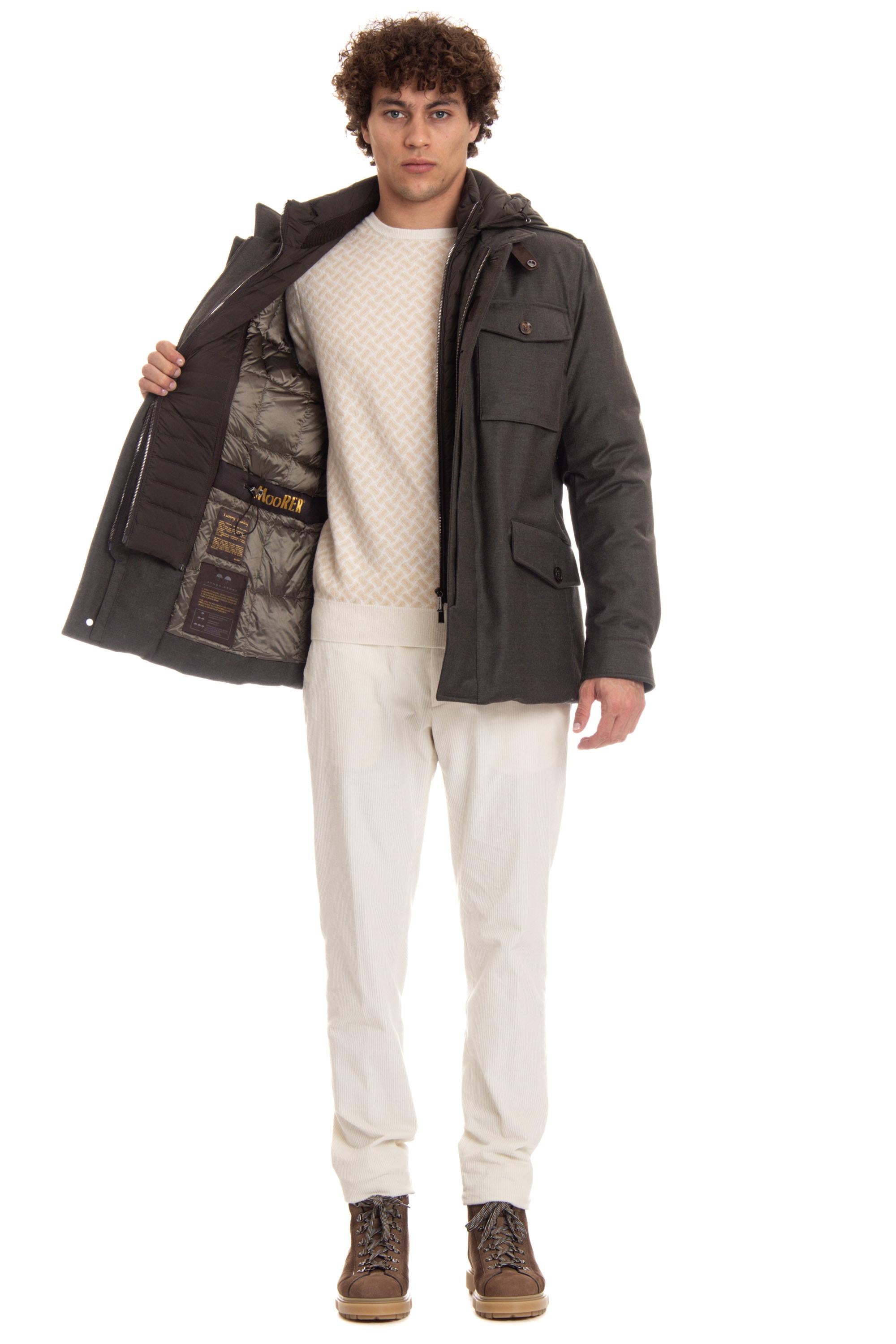 Sahariana in lana anti acqua modello Isac-LL ISAC-LL FOREST Moorer 