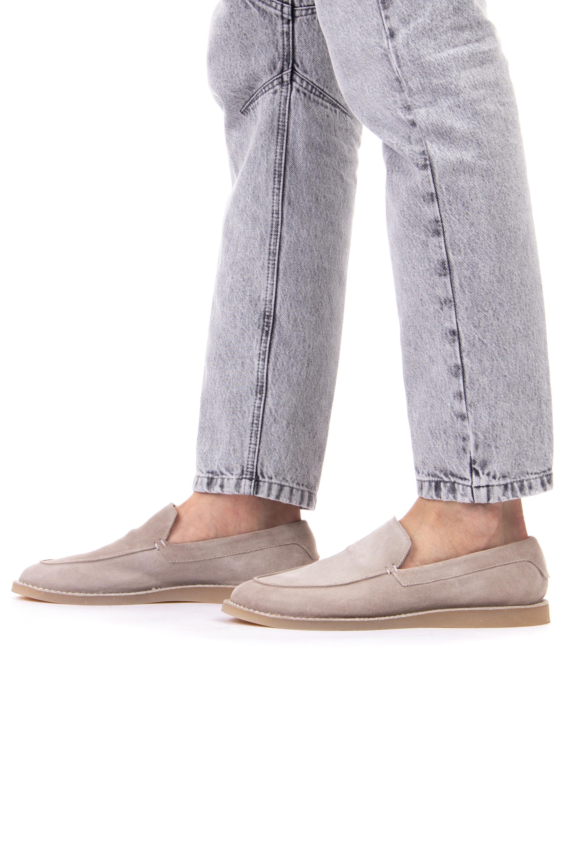 Eleventy Mocassino pieghevolein camoscio G77SCAG01 SCA0G001 02 