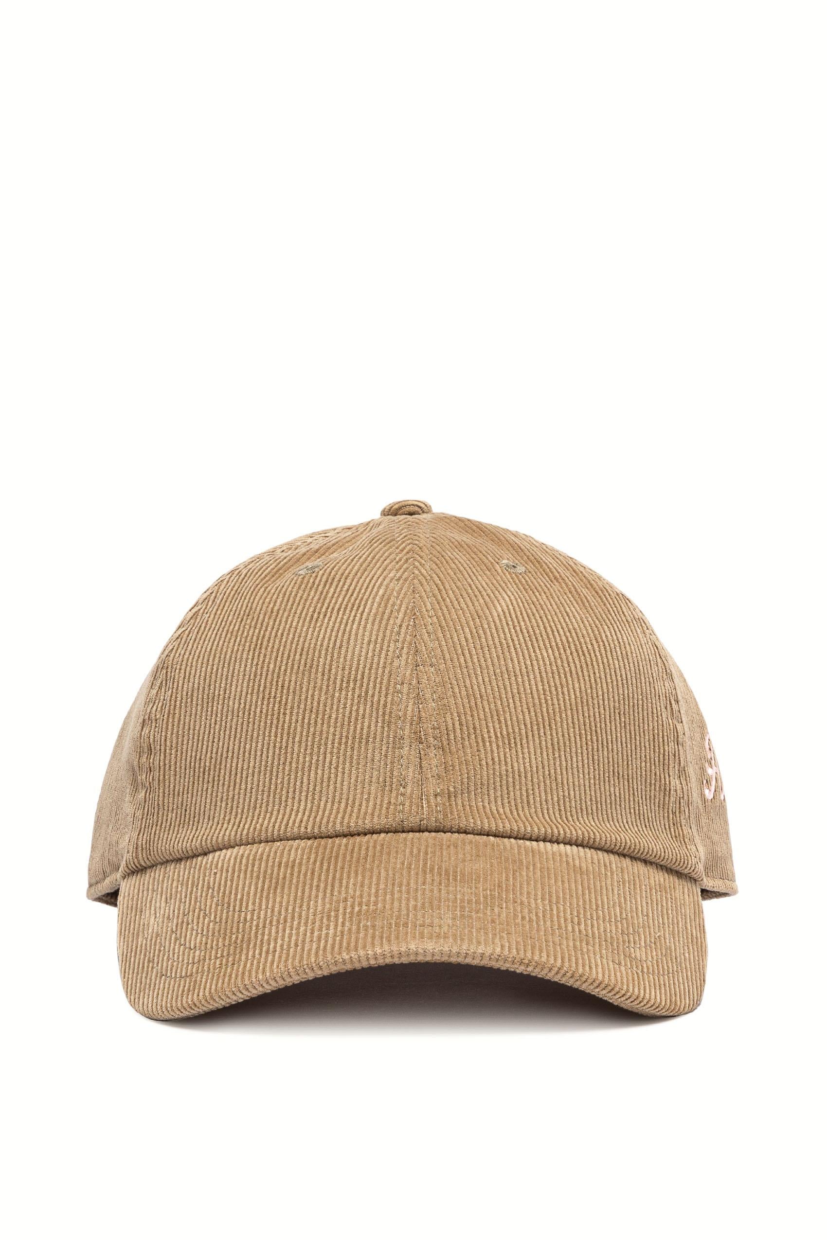 Autry Cappello baseball bicolor in velluto a coste ACPU R9BY LIGHT BROWN 