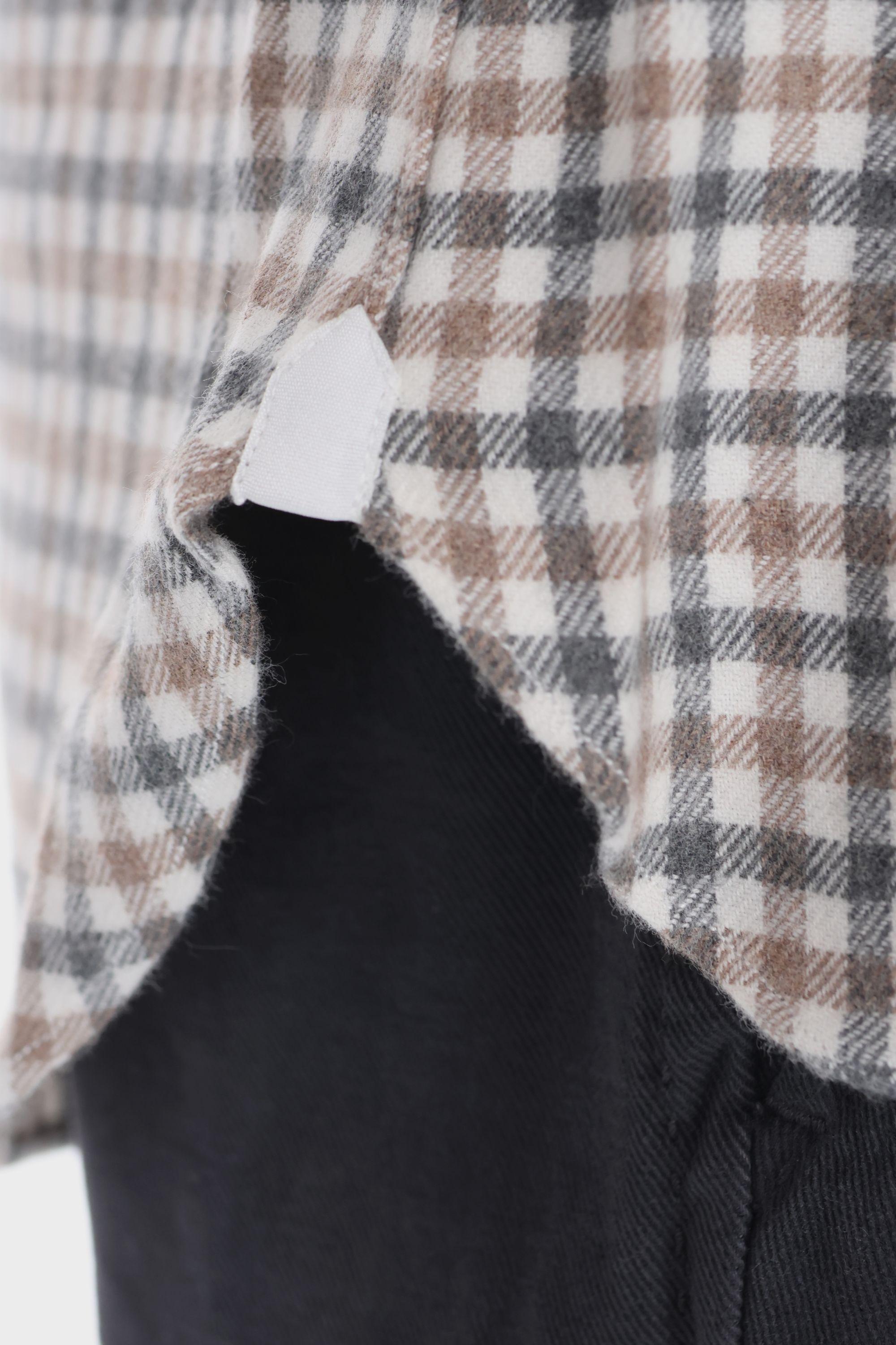 Camicia sartoriale in flanella vichy 17039/2 1 Borriello 