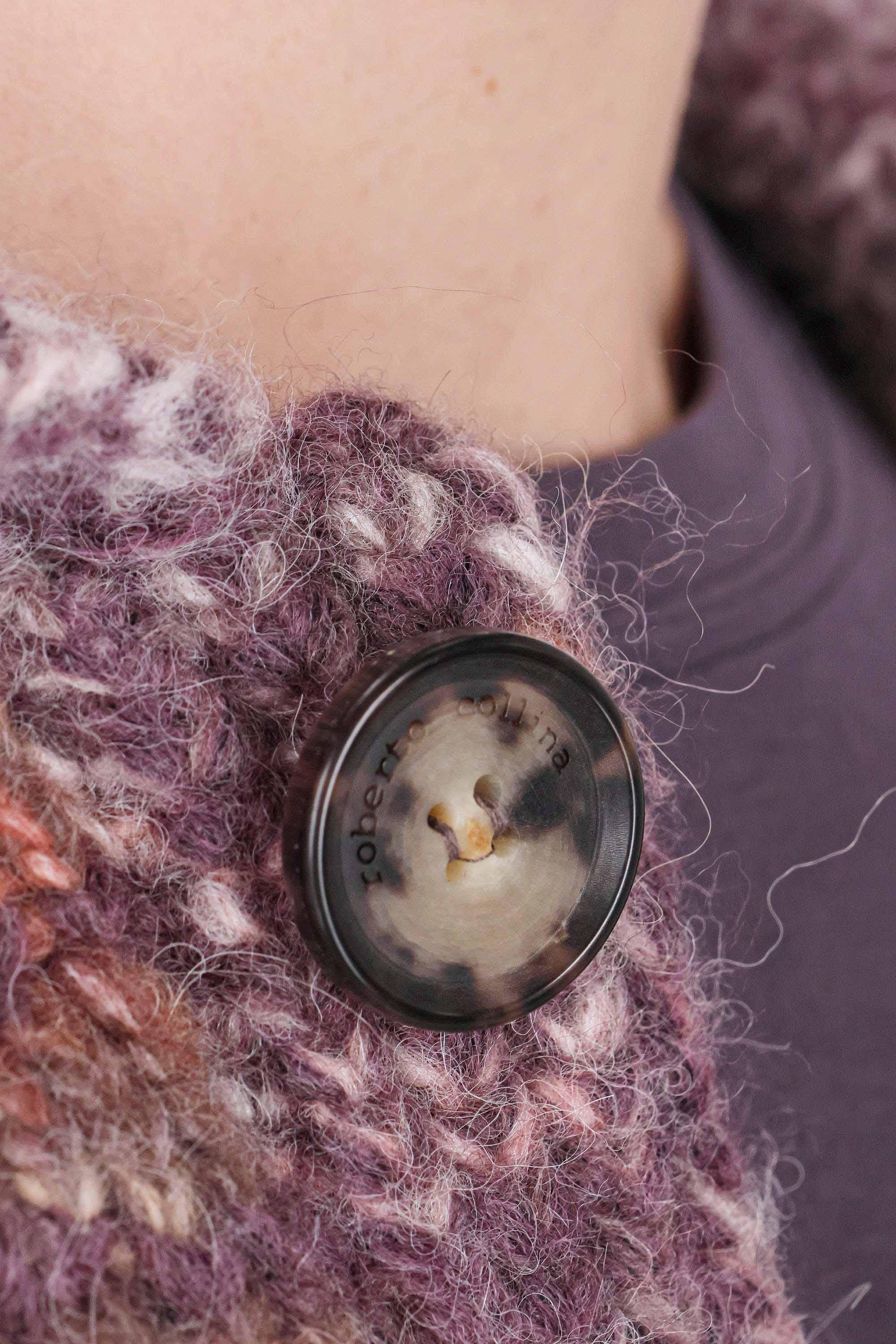 Roberto Collina Cardigan special con bottoni in alpaca-lana 3M46005 M4605 