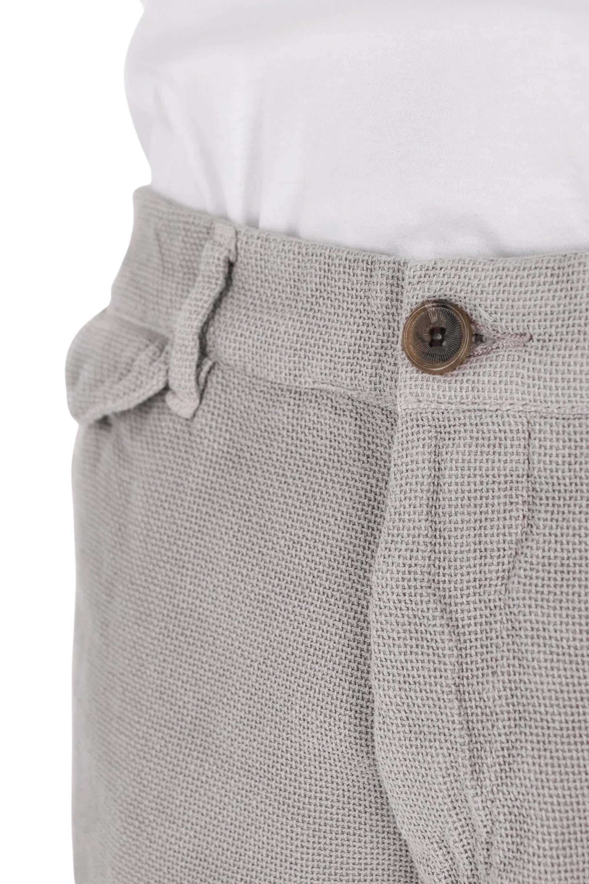 Myths Bermuda tramato in cotone e lino 26M74B 87 46 
