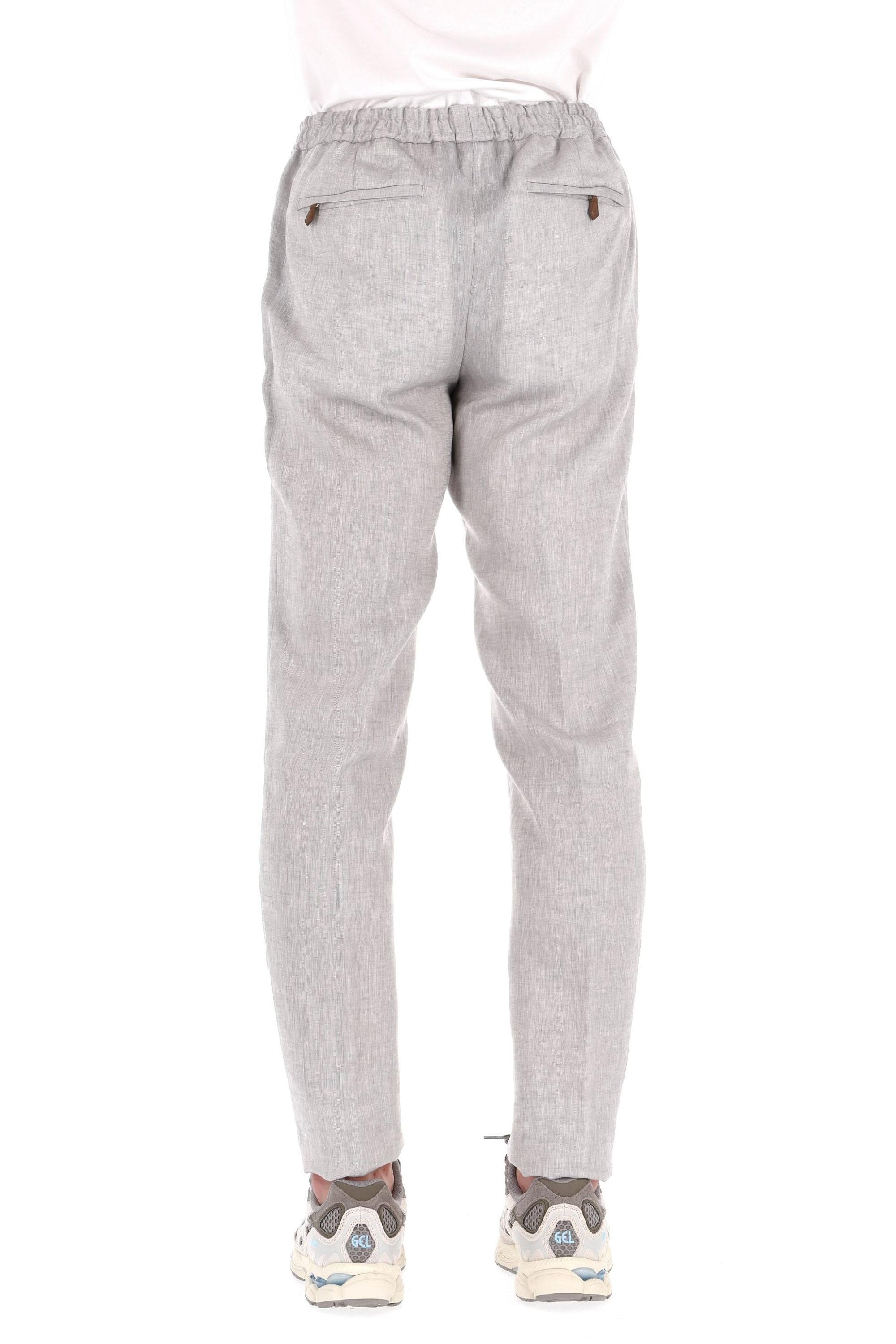 Pantalone in lino Soft fit TSCNZA0CL1 BB58/2 0200 PT Torino 