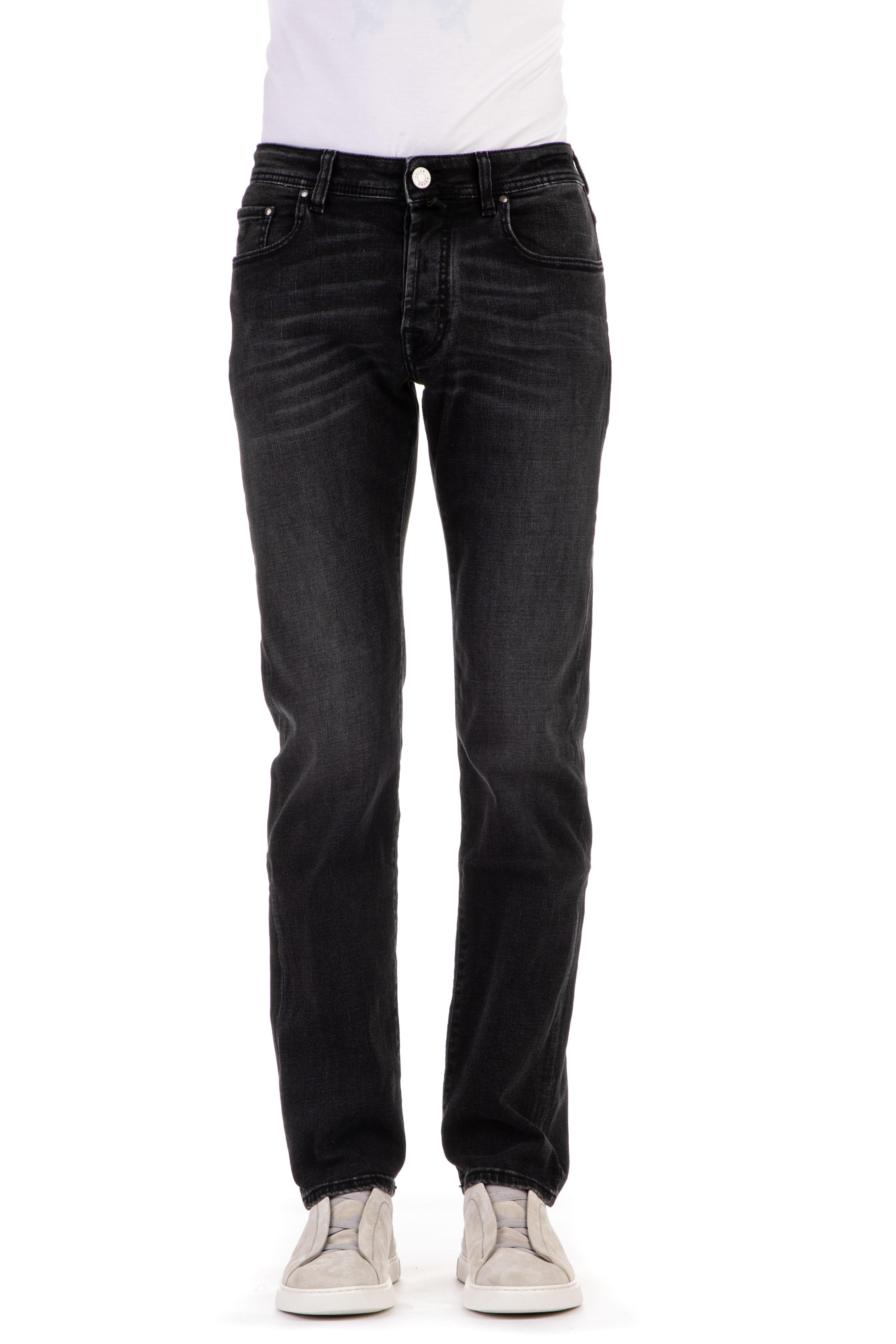 Jacob Cohen Jeans nero in cotone-modal bard fit E04-30S-3733-BARD 466D 