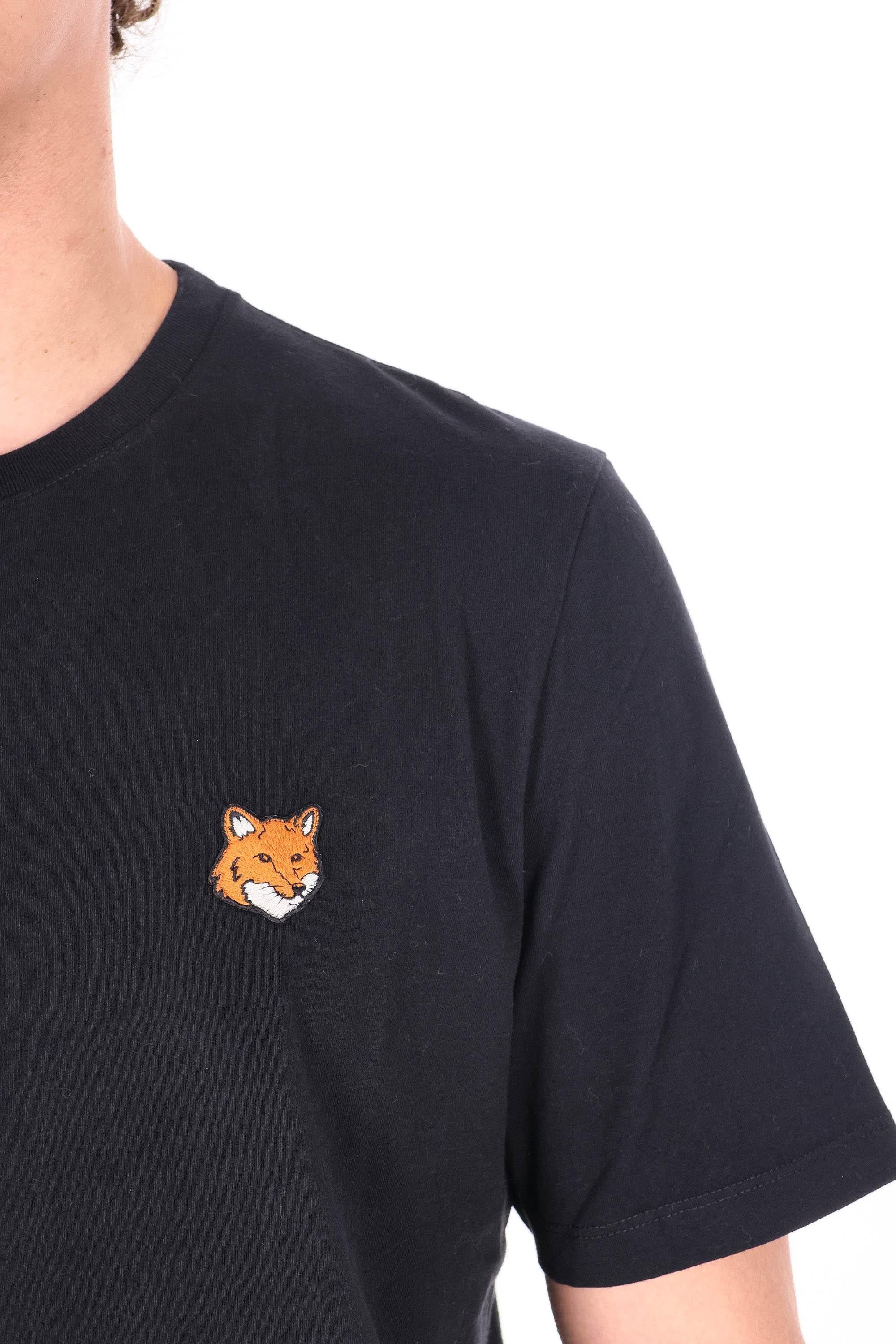 Maison Kitsuné T-shirt fox in cotone regular fit PM00107KJ7026 P199 