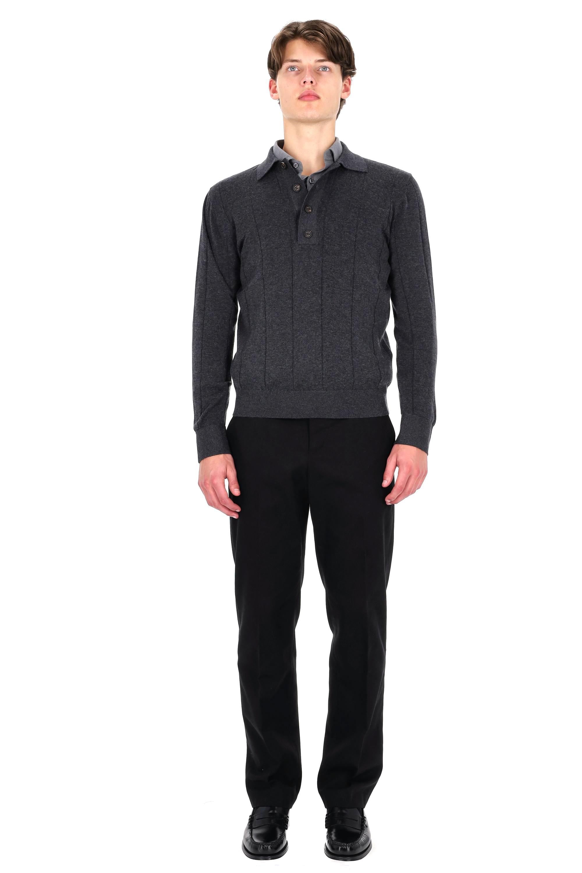Eleventy Polo-maglieria in cotone-cashmere L76POLL09 MAG0K007/2 22 