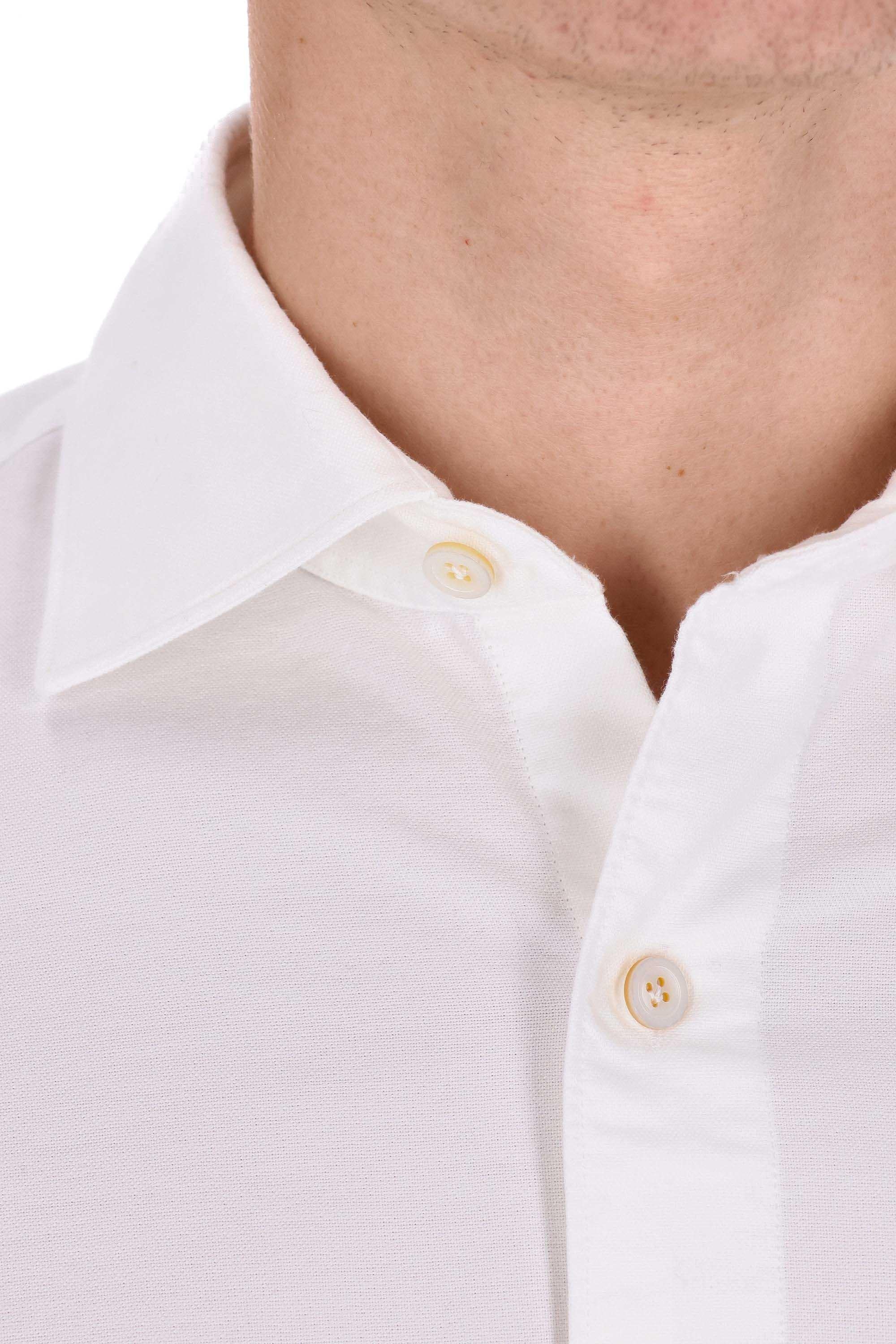 Finamore Camicia sartoriale in chambray di cotone linea Gaeta GT91-200002-A5099C 01 