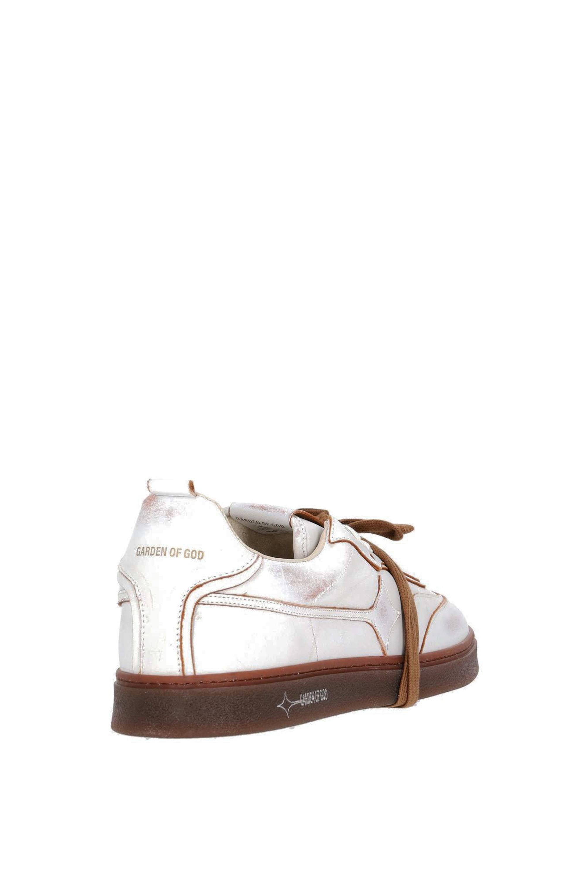 Garden of God Sneaker in pelle faded modello Earth EARTH LEA/3 WHITE FADE 