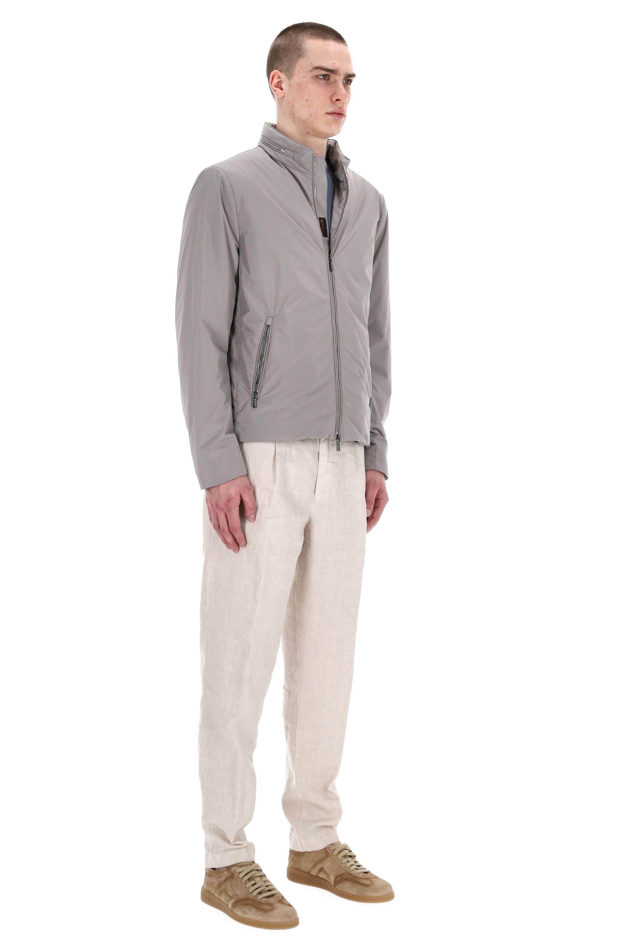 Moorer Giubbino in nylon 2 ombrelli mod. Alcide-Stp ALCIDE-STP-2 MARMO 