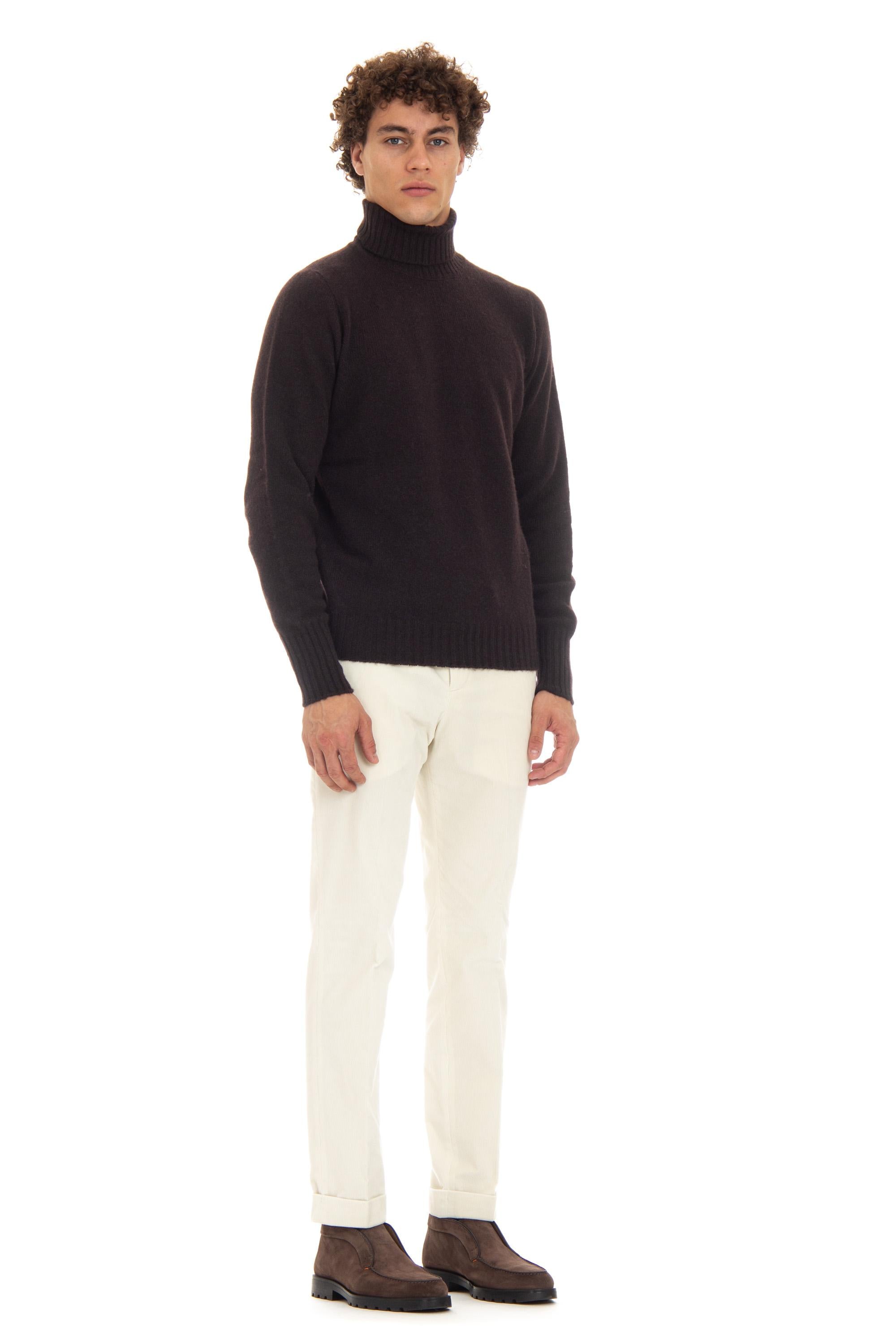 Maglia dolcevita in lana di agnello D4W404N.3 585 Drumohr 