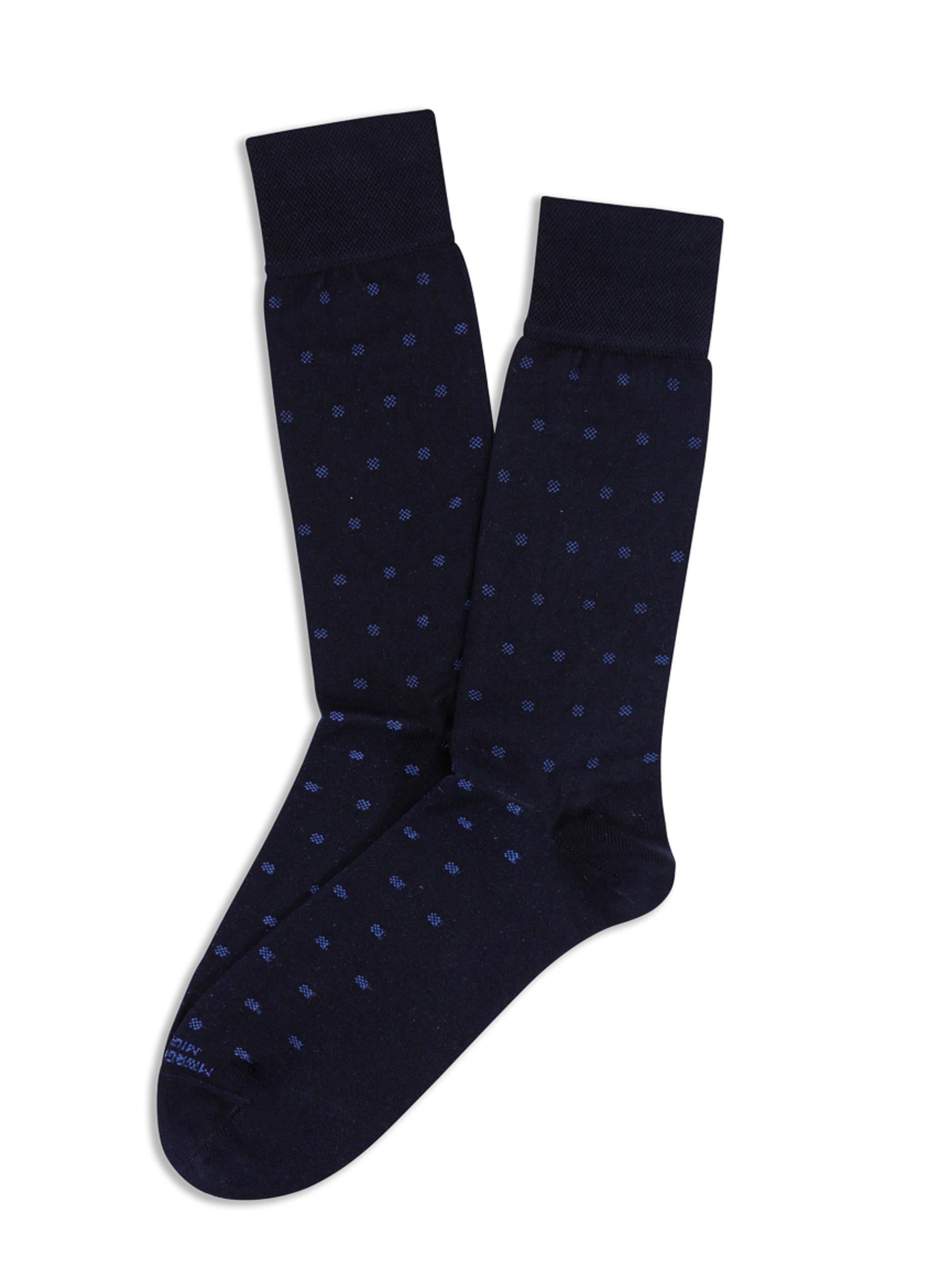 Calza micro polka in modal e cashmere MAR4392L 001 Marcoliani 
