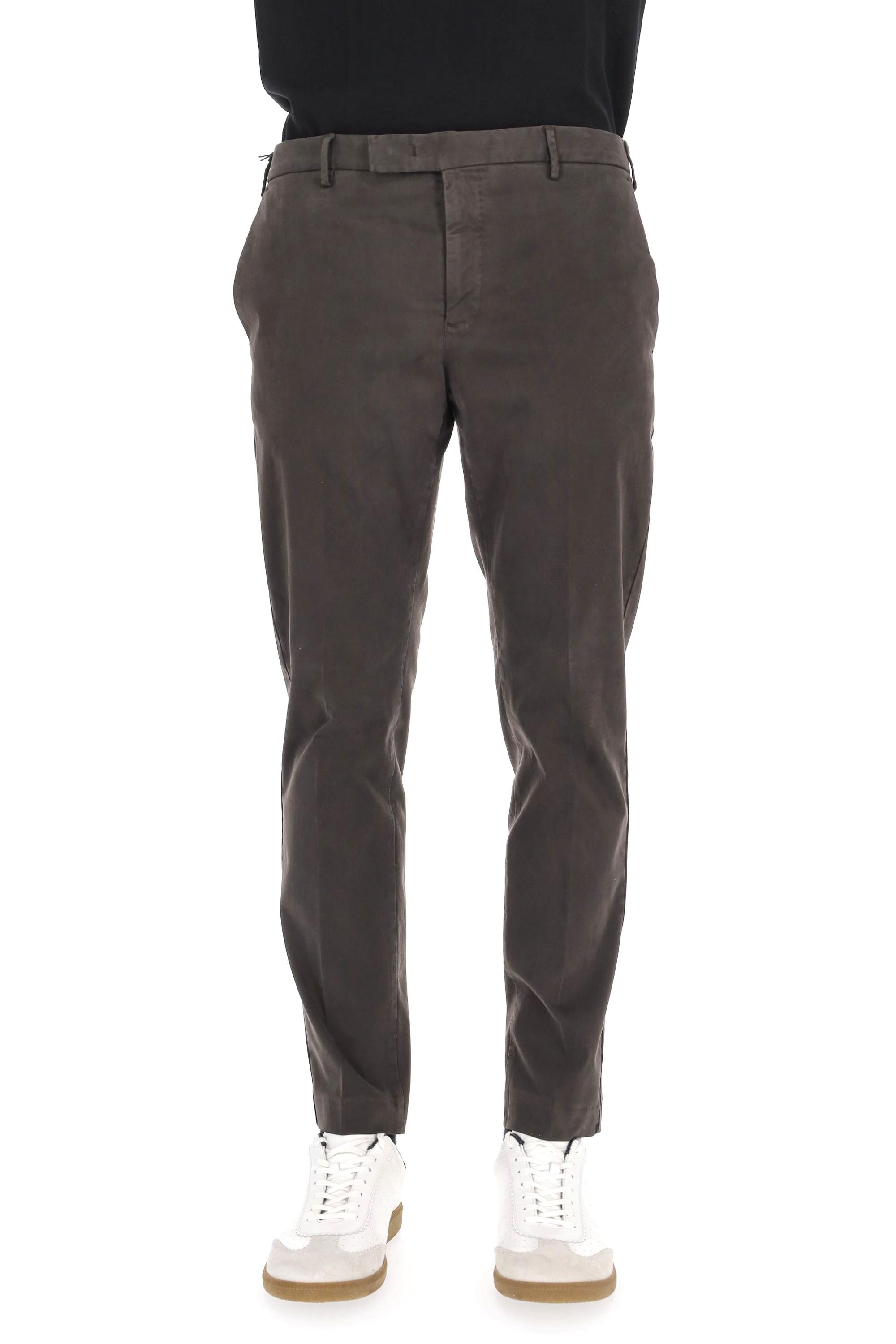 Pantalone in rasatello di cotone Dieci fit ATX0Z00FWD NK20_5 Y191 PT Torino 
