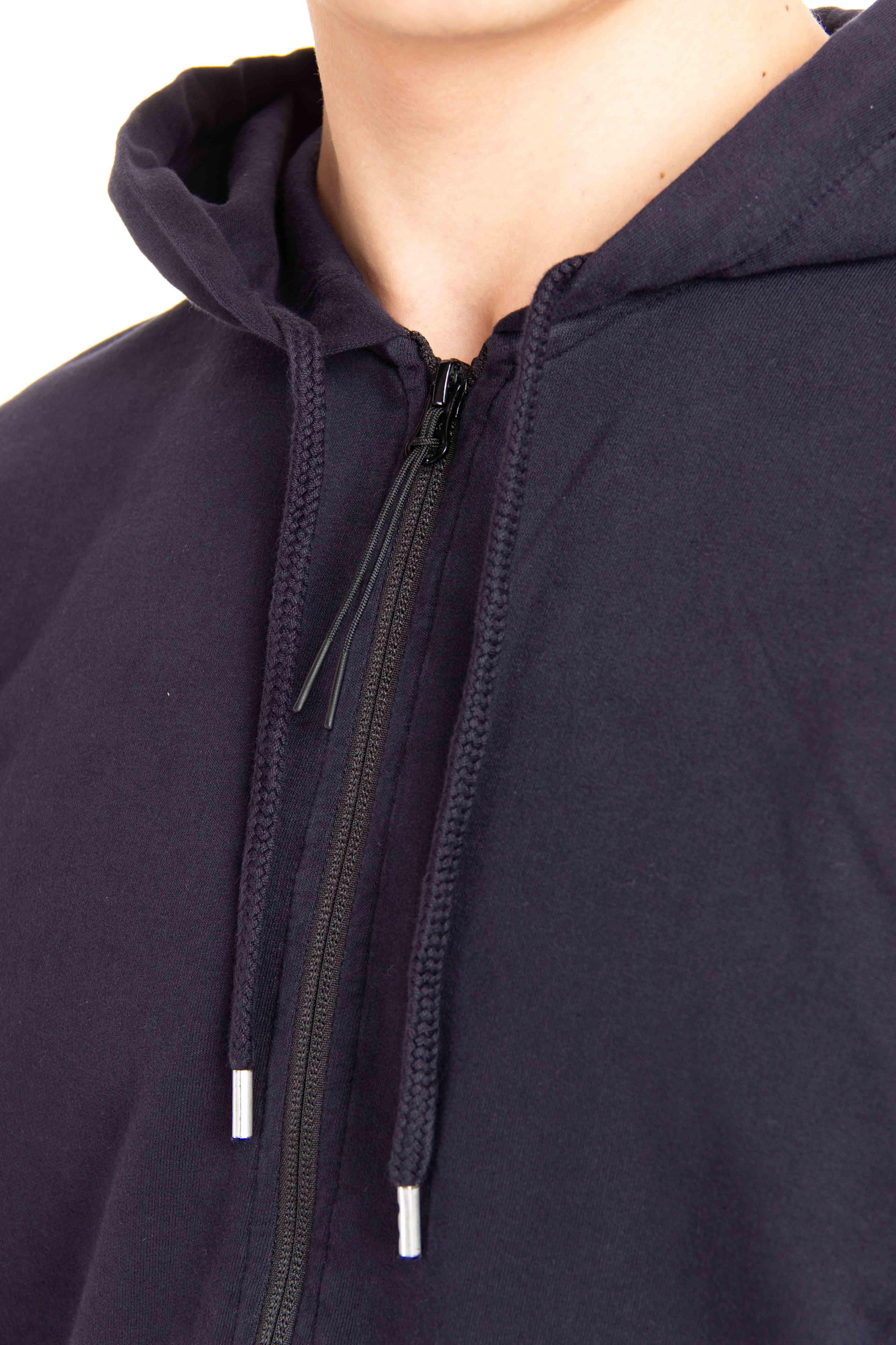 Felpa full zip in leggero cotone CMSS034A 002246G/2 888 CP Company 