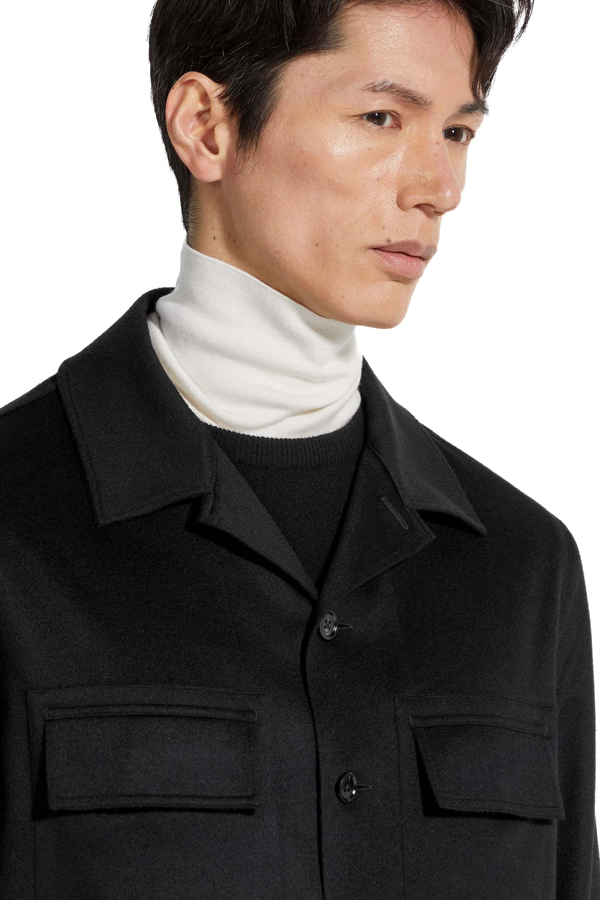 Zegna Overshirt in Oasi Cashmere E8V46 SOT6/4 210 