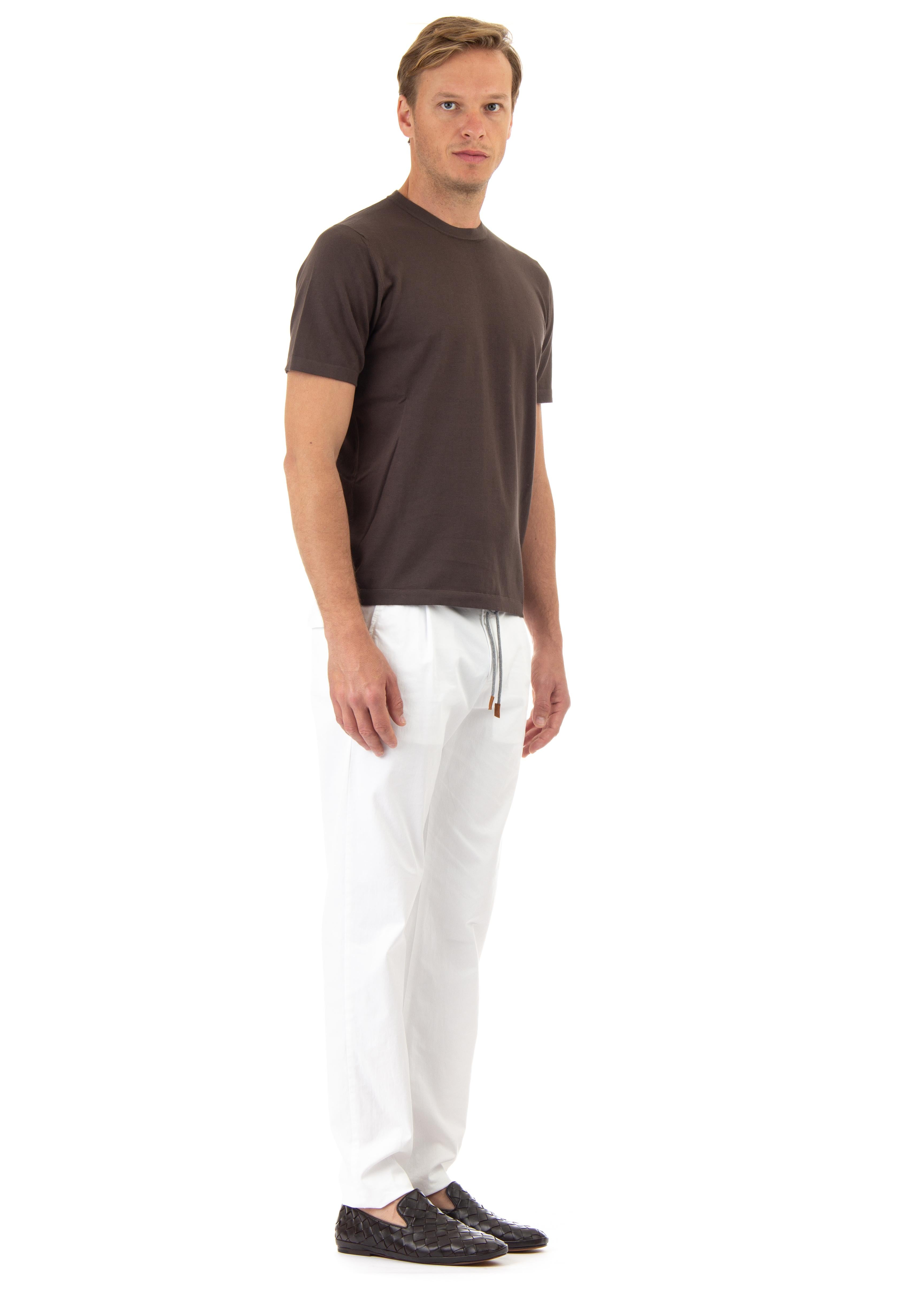 T-shirt in leggero cotone giza45 superior MU114F/2 163F Il Setaccio 