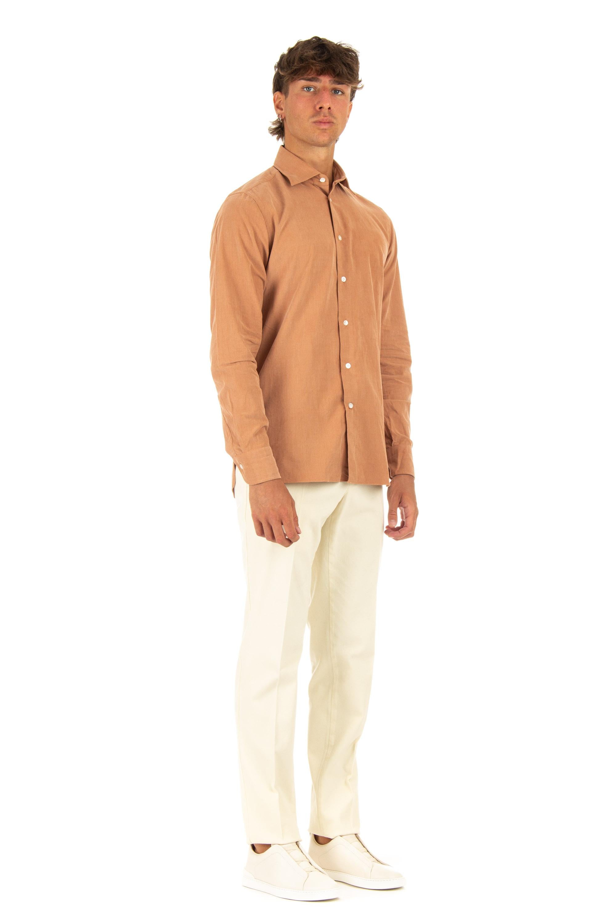 Borriello Camicia sartoriale in velluto 2000 righe 17025 4 