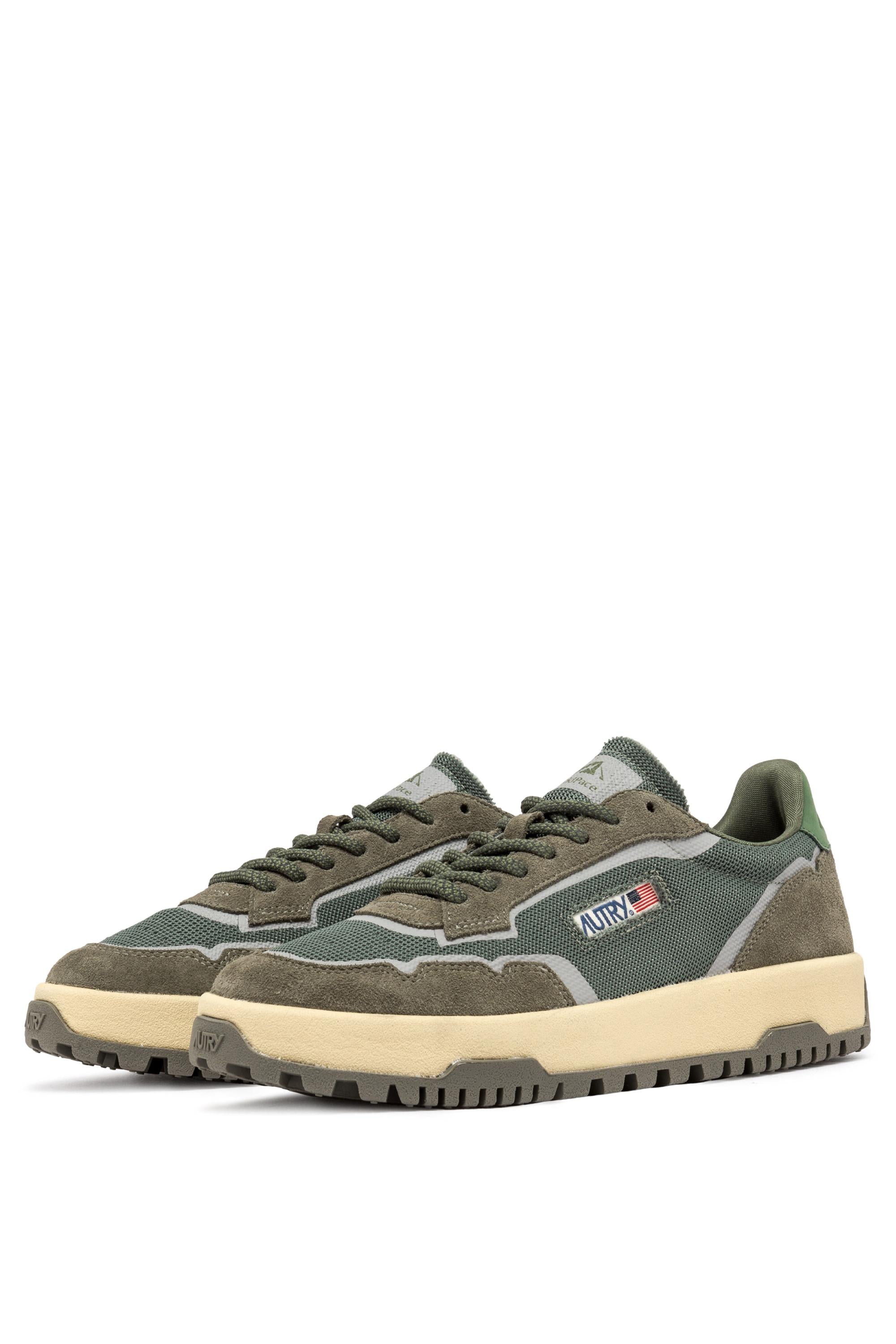 Autry Sneakers WildPace in camoscio e cordura LDLM AK02 SCHIO/MIL 