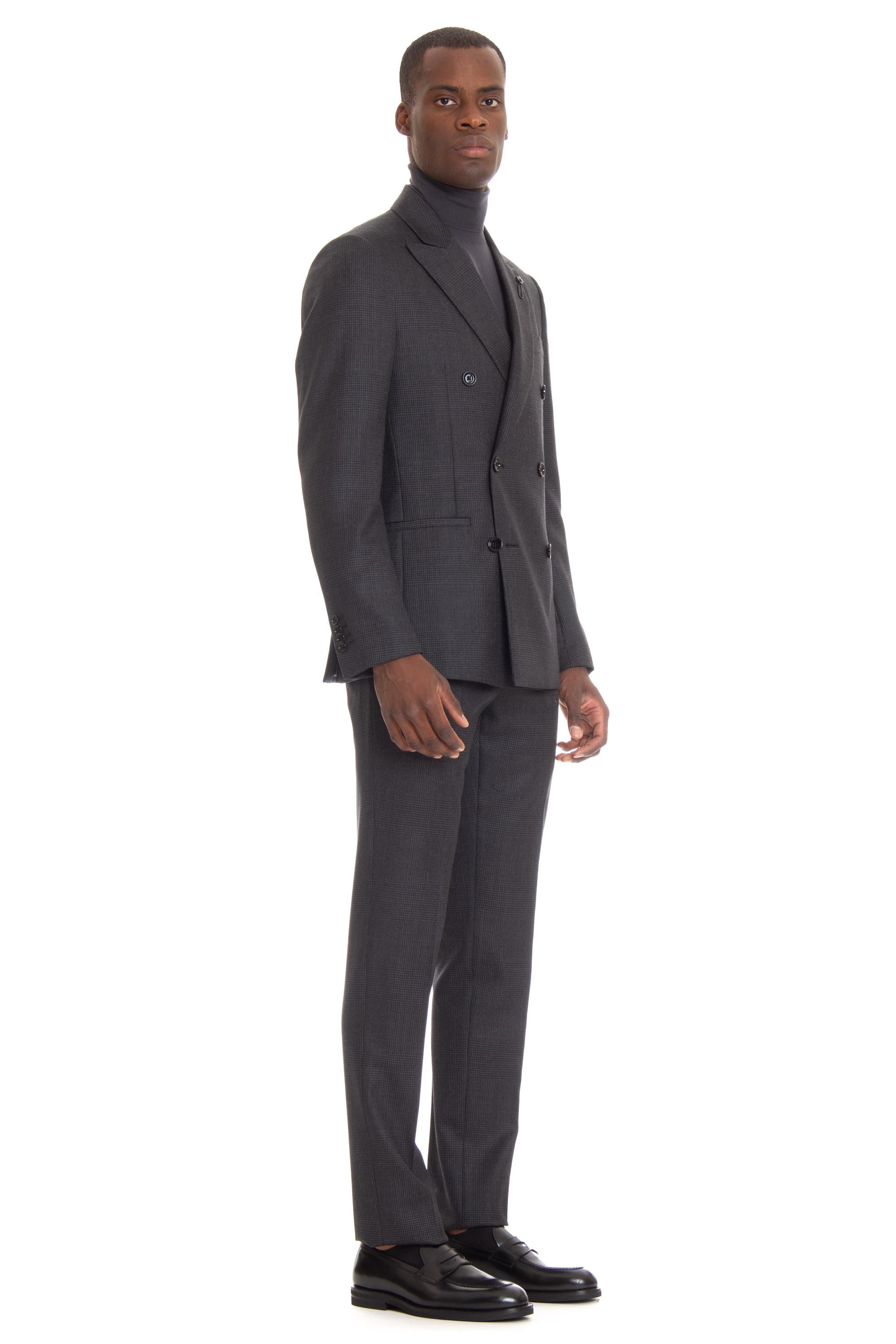 Lardini Abito check in lana doppiopetto IT7755E ITSK61432 931CK 
