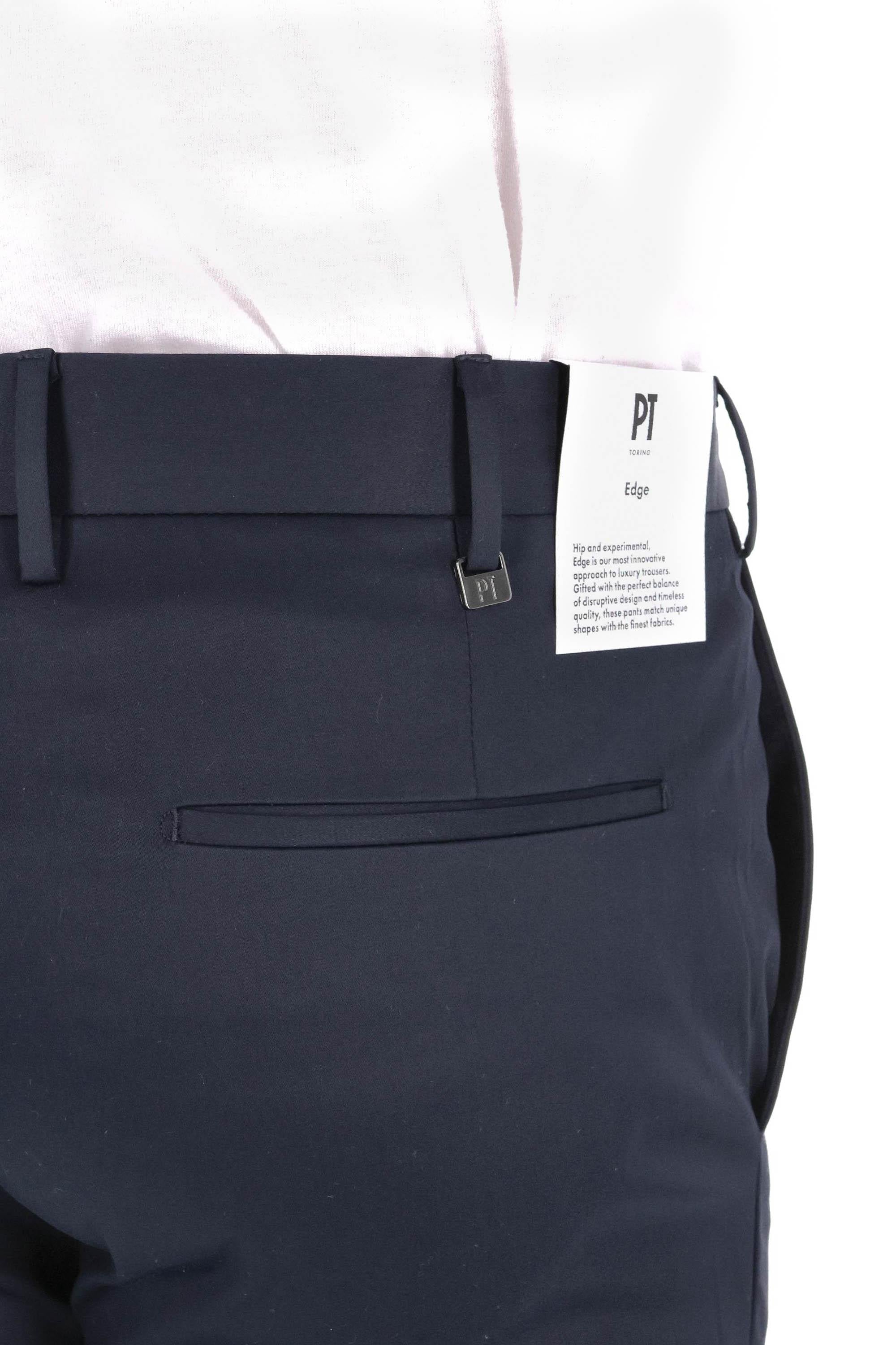 Pantalone in rasatello di cotone mod. Dieci ASX0Z00FWD NU68/4 0360 PT Torino 