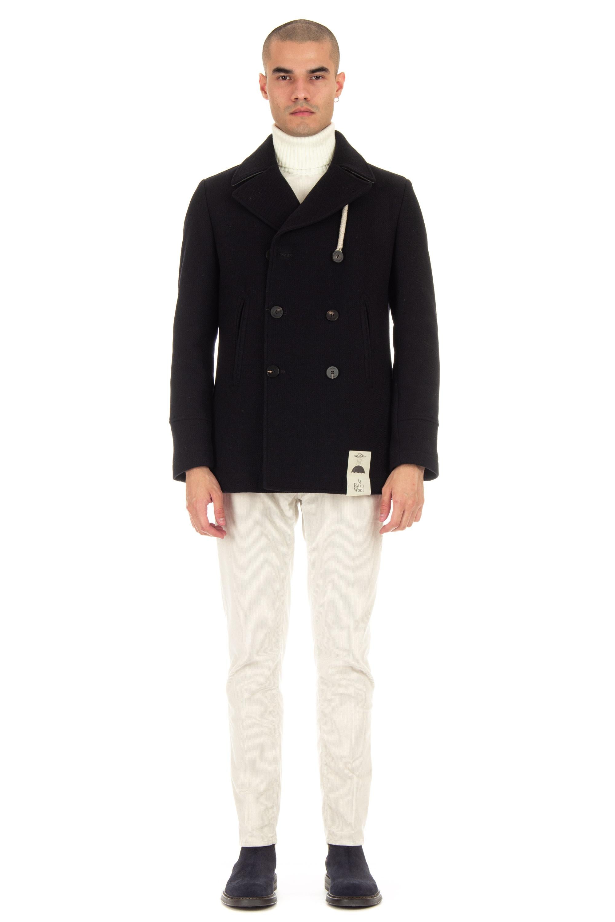 Camplin Peacoat in lana con imbottitura air-warm PEACOAT ISLAND/2 BN S 