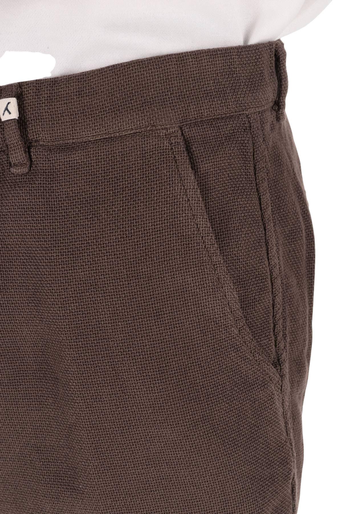 Myths Bermuda tramato in cotone e lino 26M74B 87-6 82 