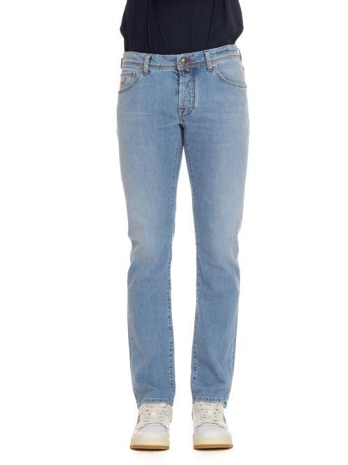 Jeans in cotone etichetta geometrica Nick fit M06 39 S3736 NICK 740D Jacob Cohen 