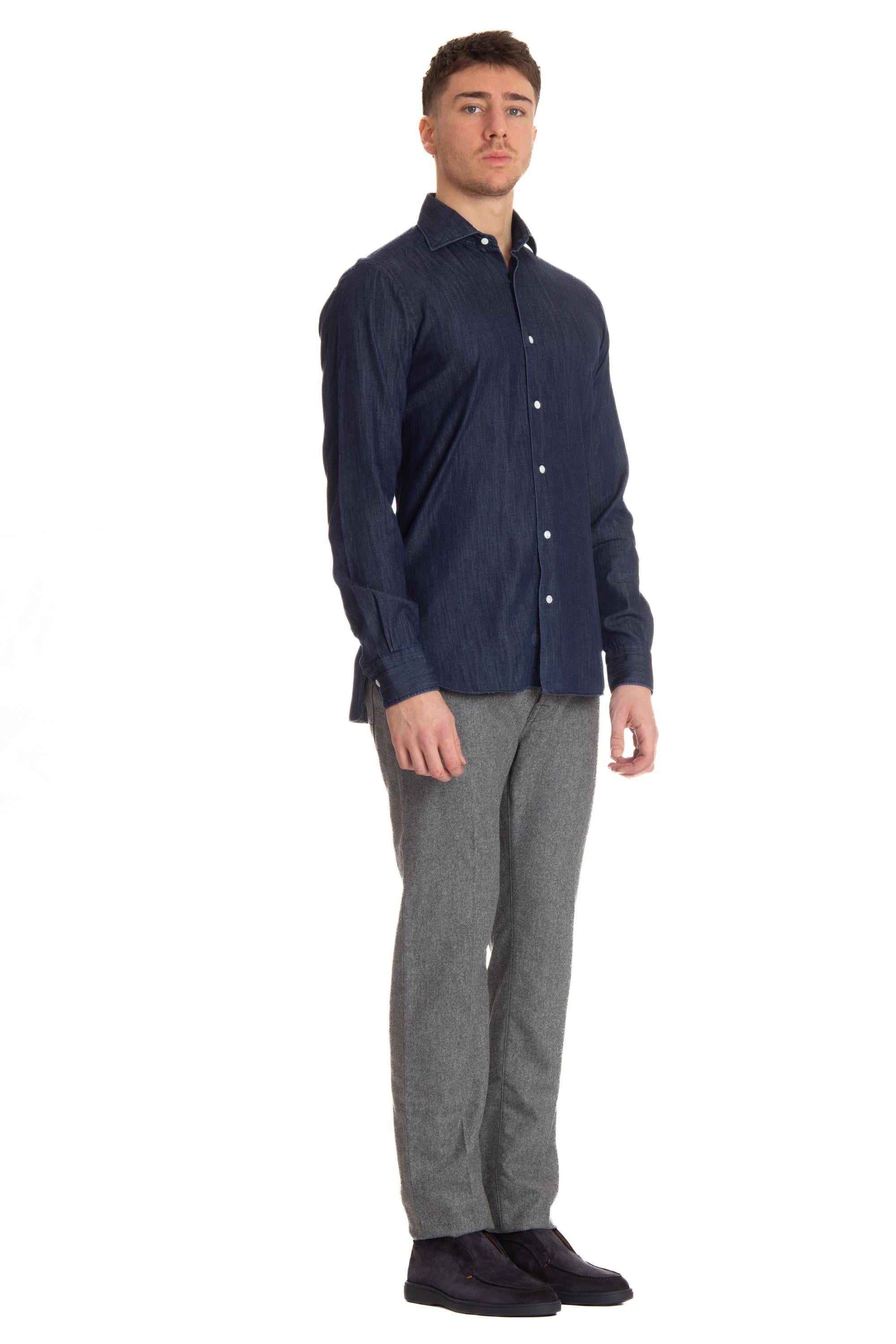 Camicia sartoriale in denim LIU13P0136035.U MULTICOLOR Barba 