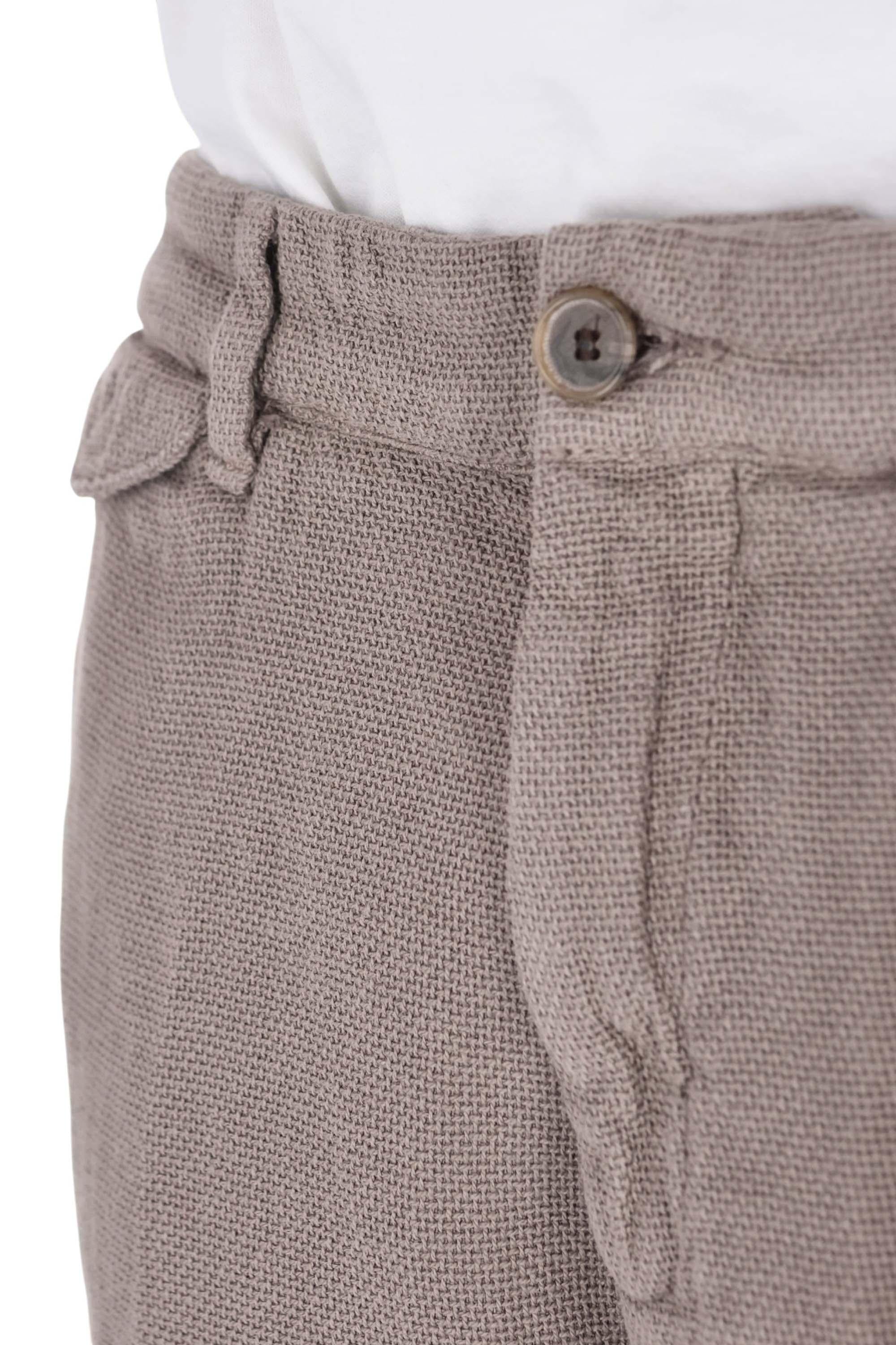 Myths Bermuda tramato in cotone e lino 26M74B 87-3 49 