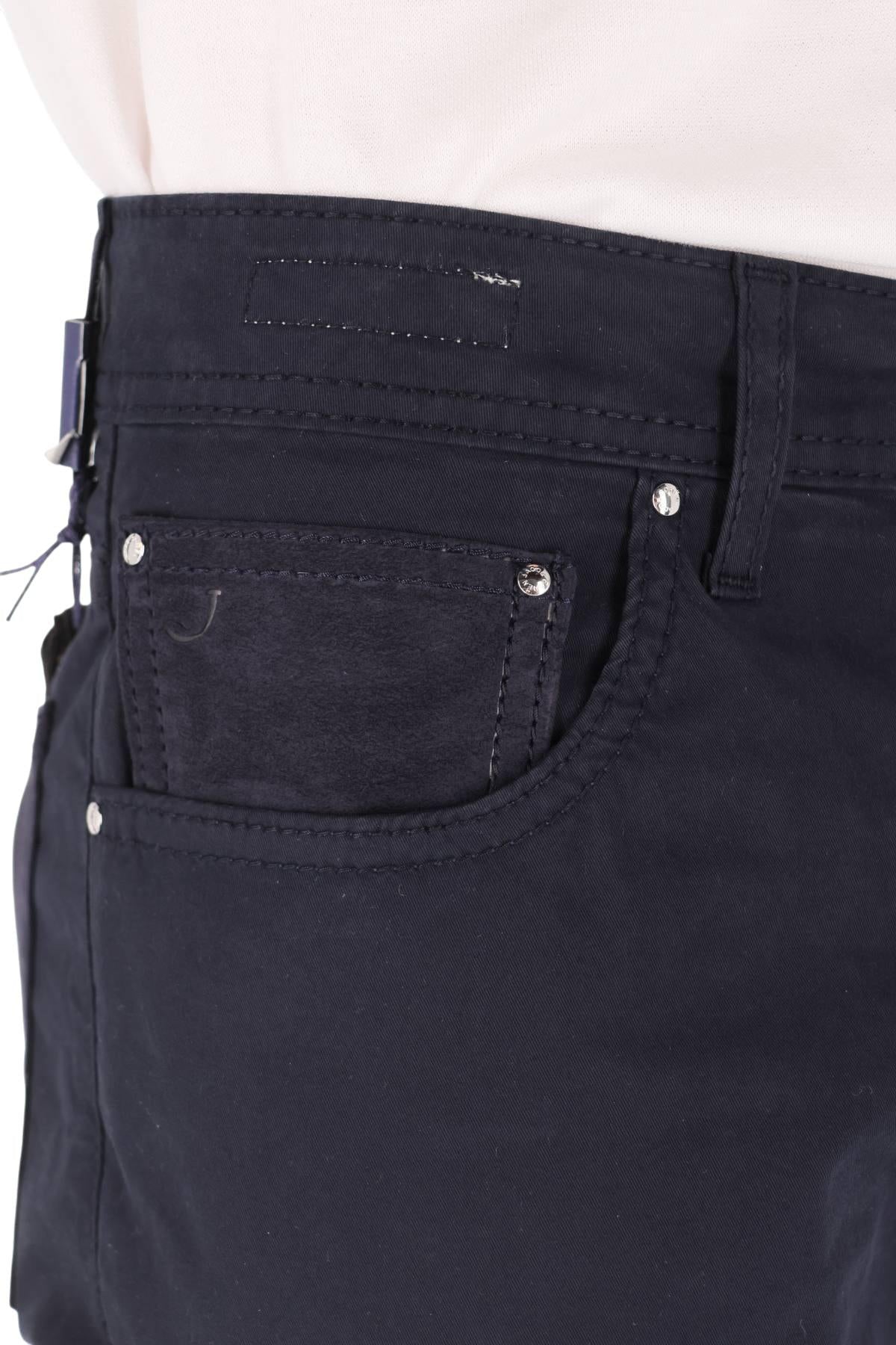Jacob Cohen 5 tasche color in cotone special con dettagli in alcantara Bard fit QM004-036-S2544 BARD Y99 