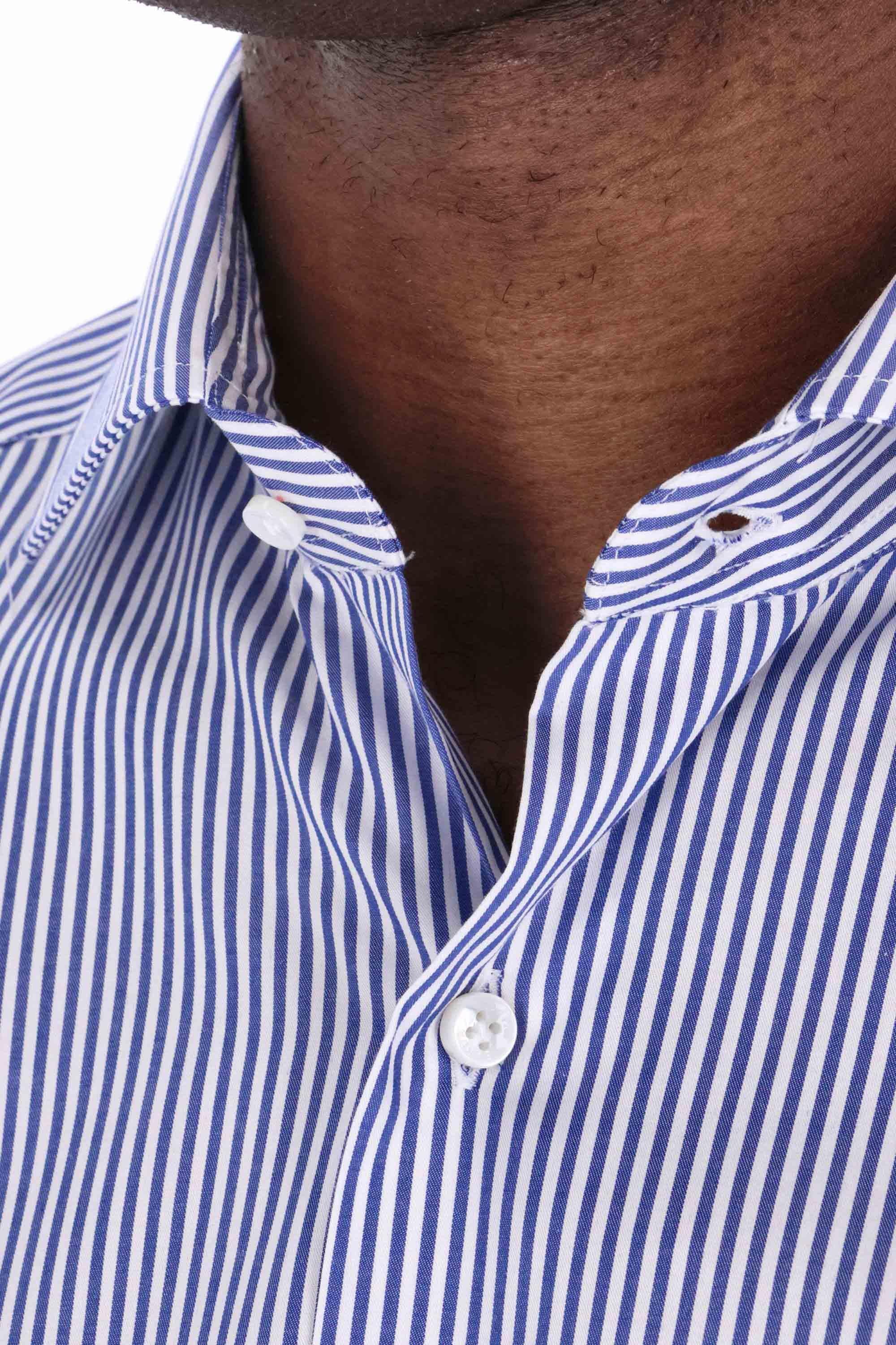 Camicia bacchettata in cotone linea Journey I1U13P01PZ8520U 0001 Barba 