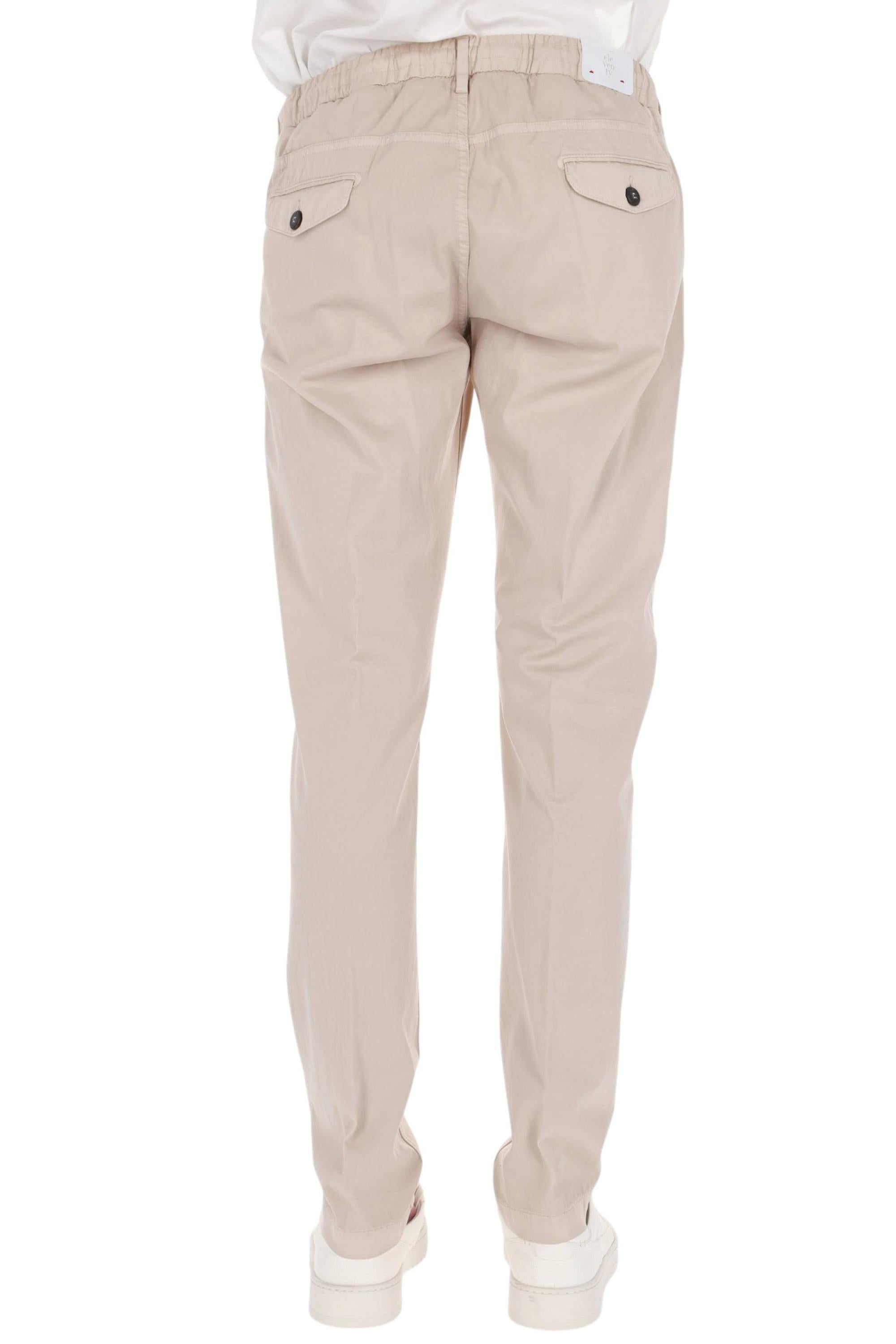 Eleventy Pantalone jogger in cotone-seta M75PANB21 TET0K004 02N 