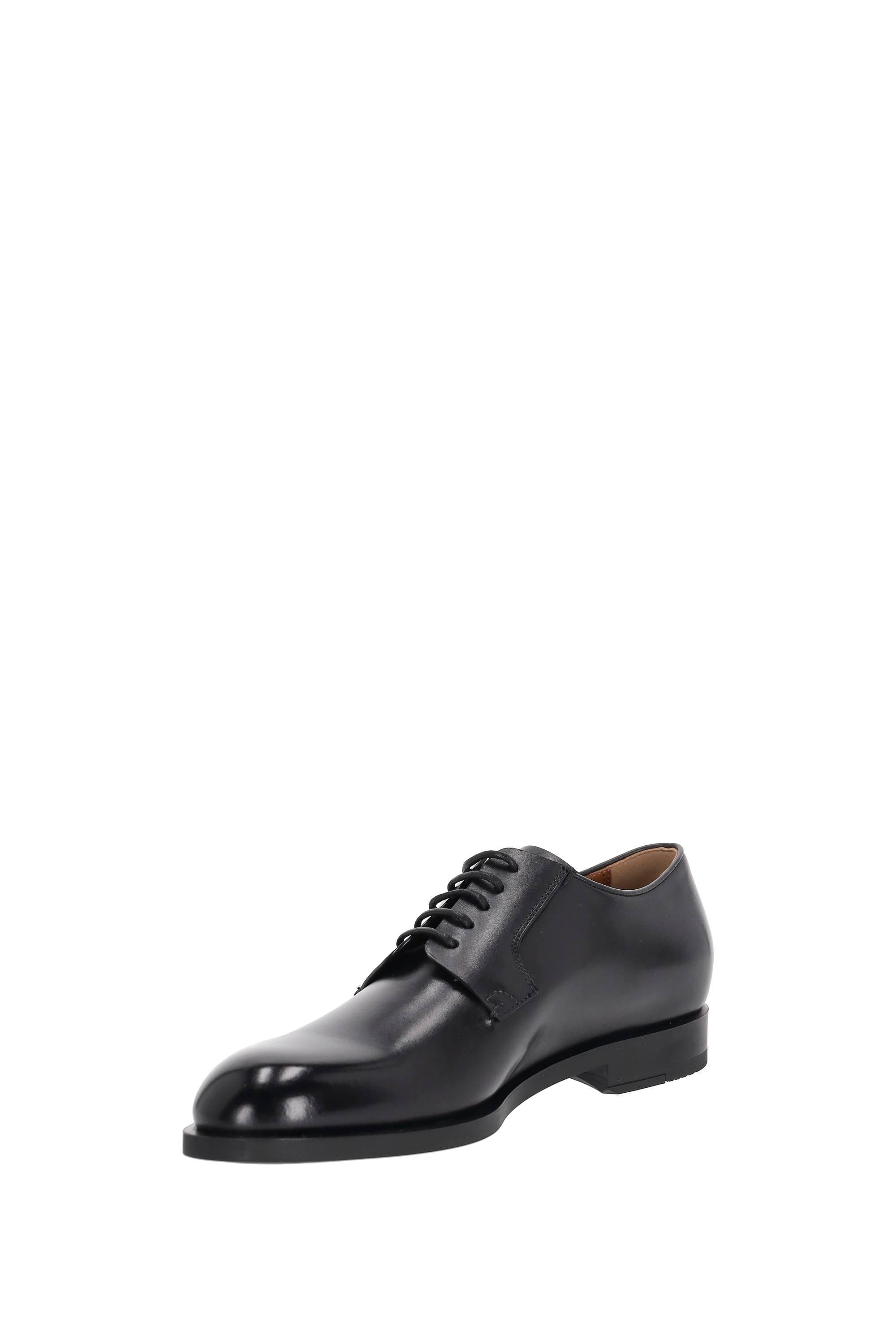 Zegna Scarpe Derby in pelle di vitello LHCGP A6049Z NER 