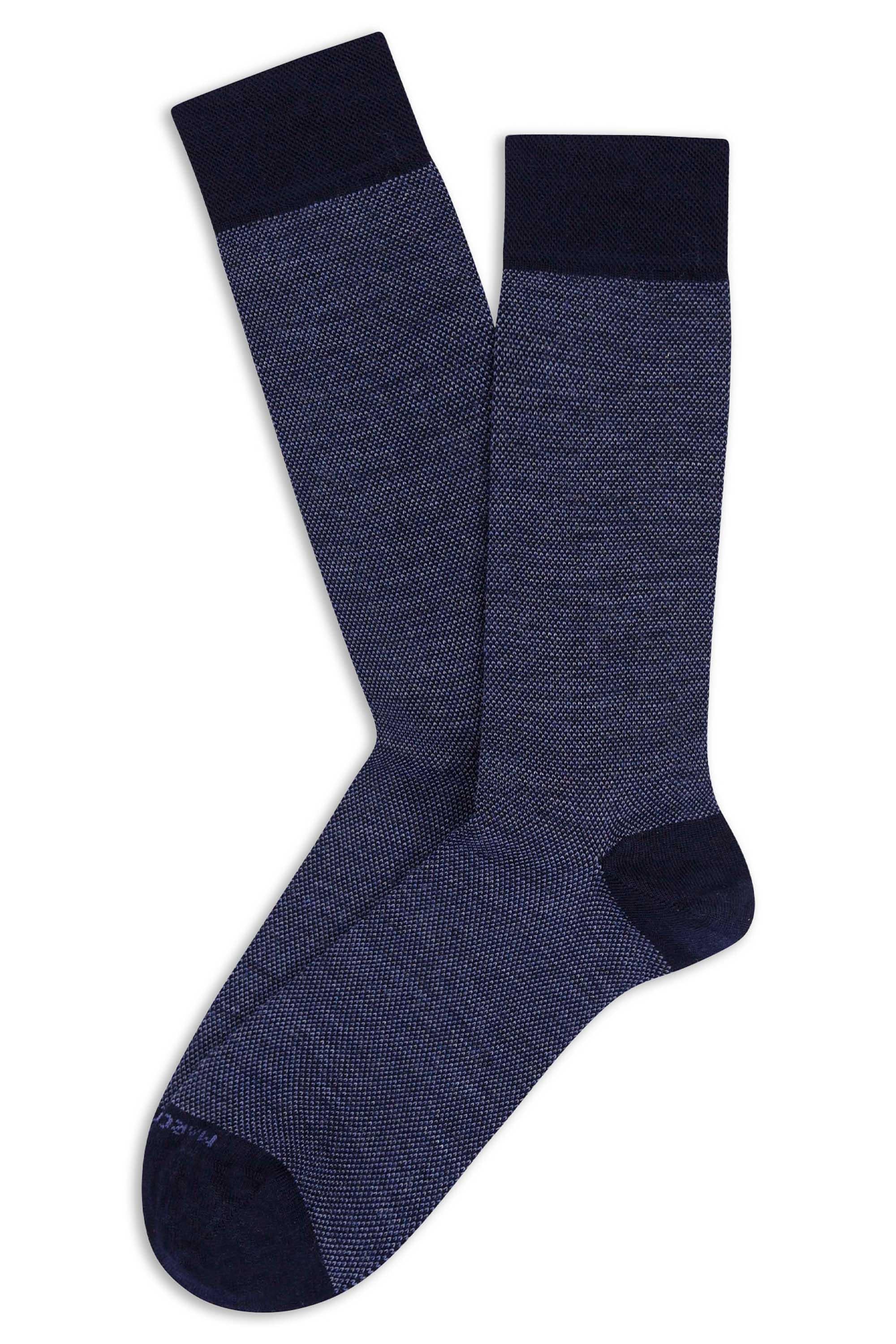 Marcoliani Calze in cotone occhio di pernice lunghezza polpaccio MAR4060T 001 