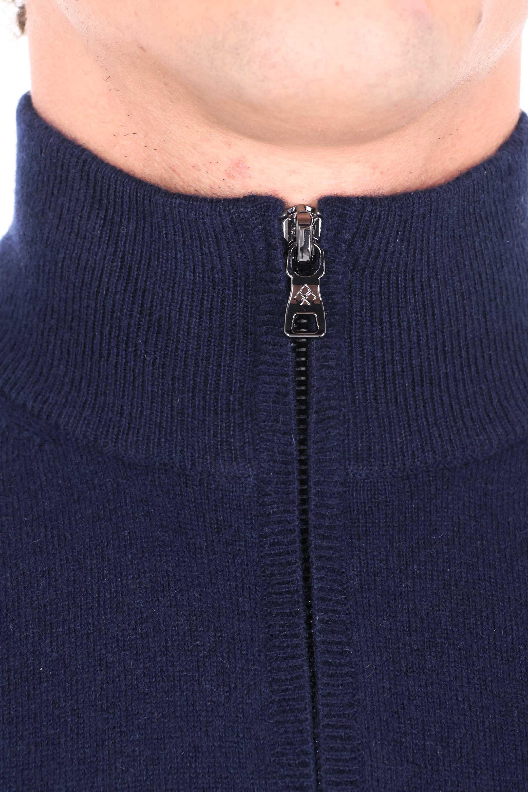 Ballantyne Maglia mezza zip in puro cashmere B2P206 12K00 13777 