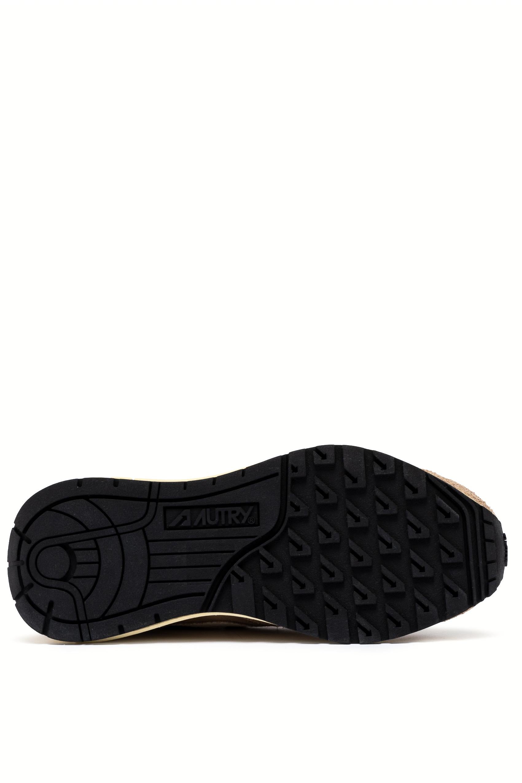 Autry Running Reelwind nocciola in nylon e camoscio WWLM-NC08 WH/WHT PEP 